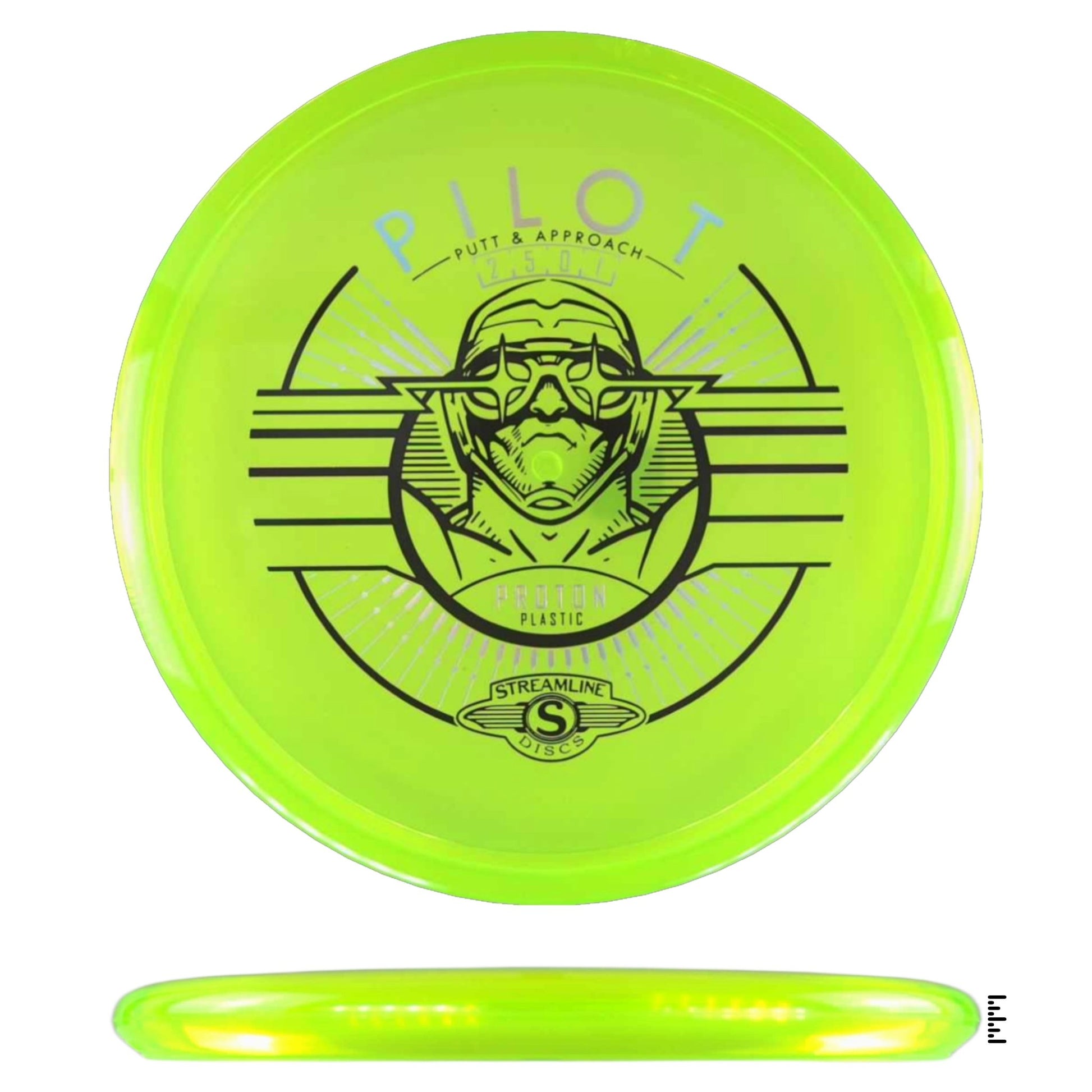 Streamline Discs Proton Pilot - Fluorescent Yellow - Powergrip USA