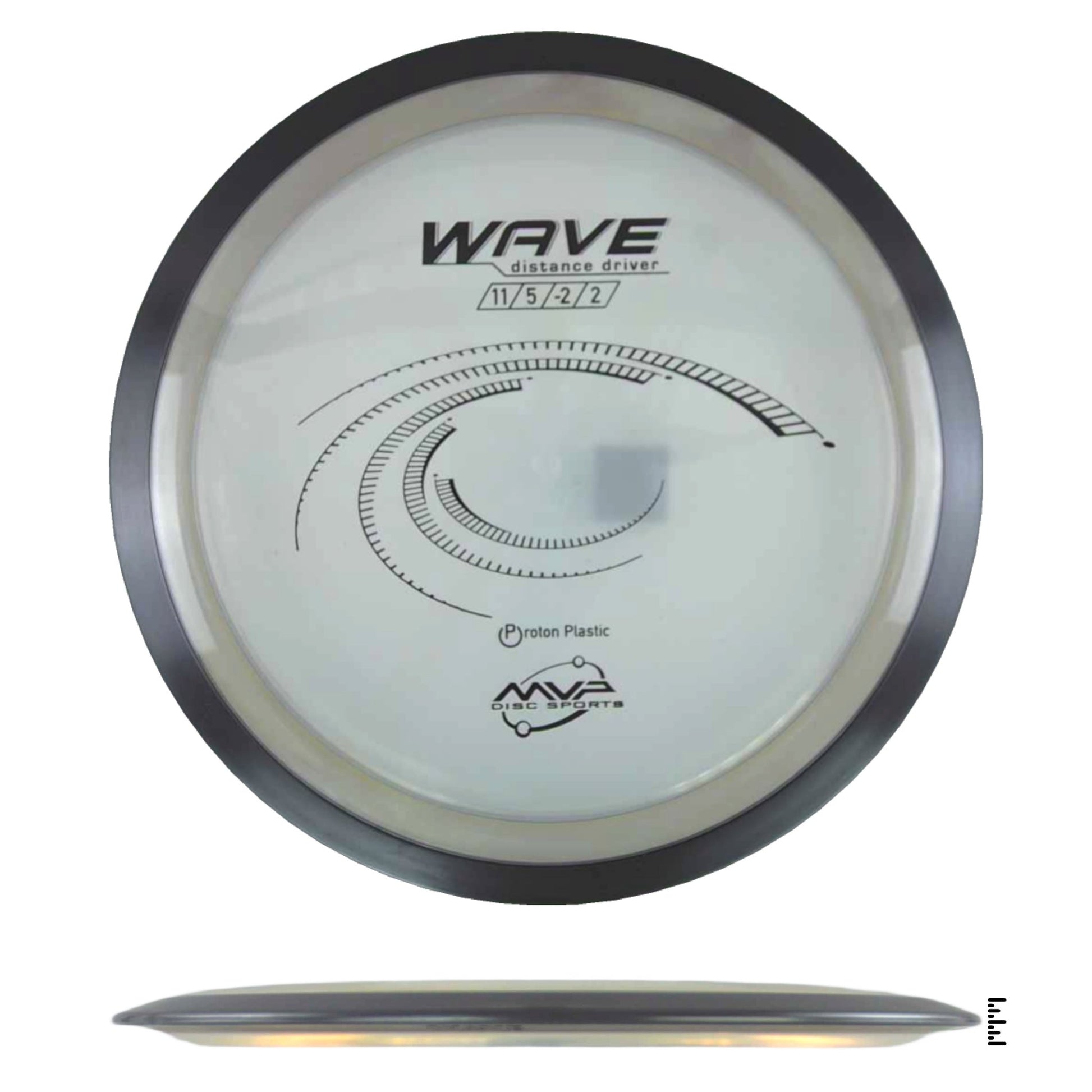 MVP Disc Sports Proton Wave - Clear - Powergrip USA