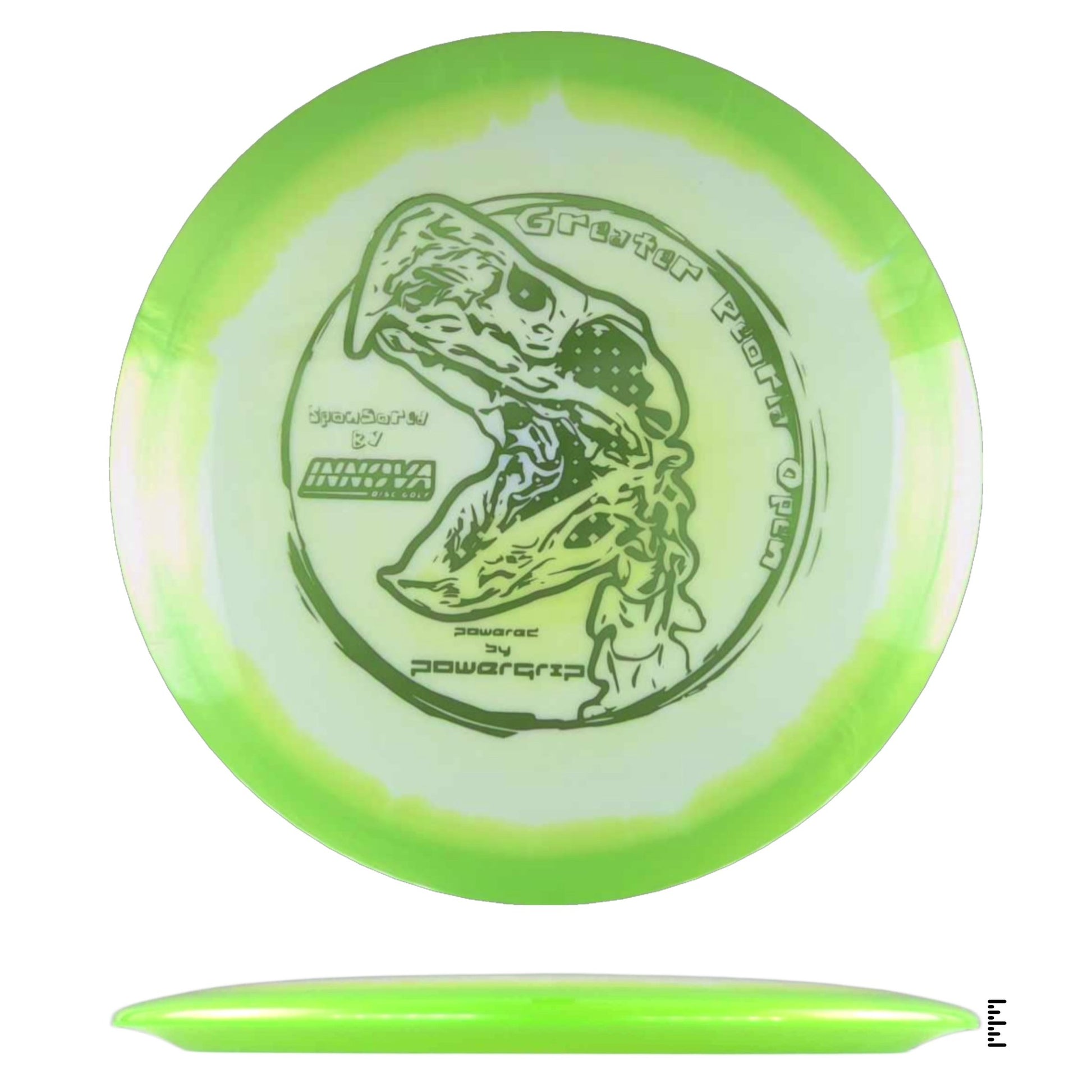 Innova Halo ThunderBird - 2024 Greater Peoria Open - White / Lime - Powergrip USA