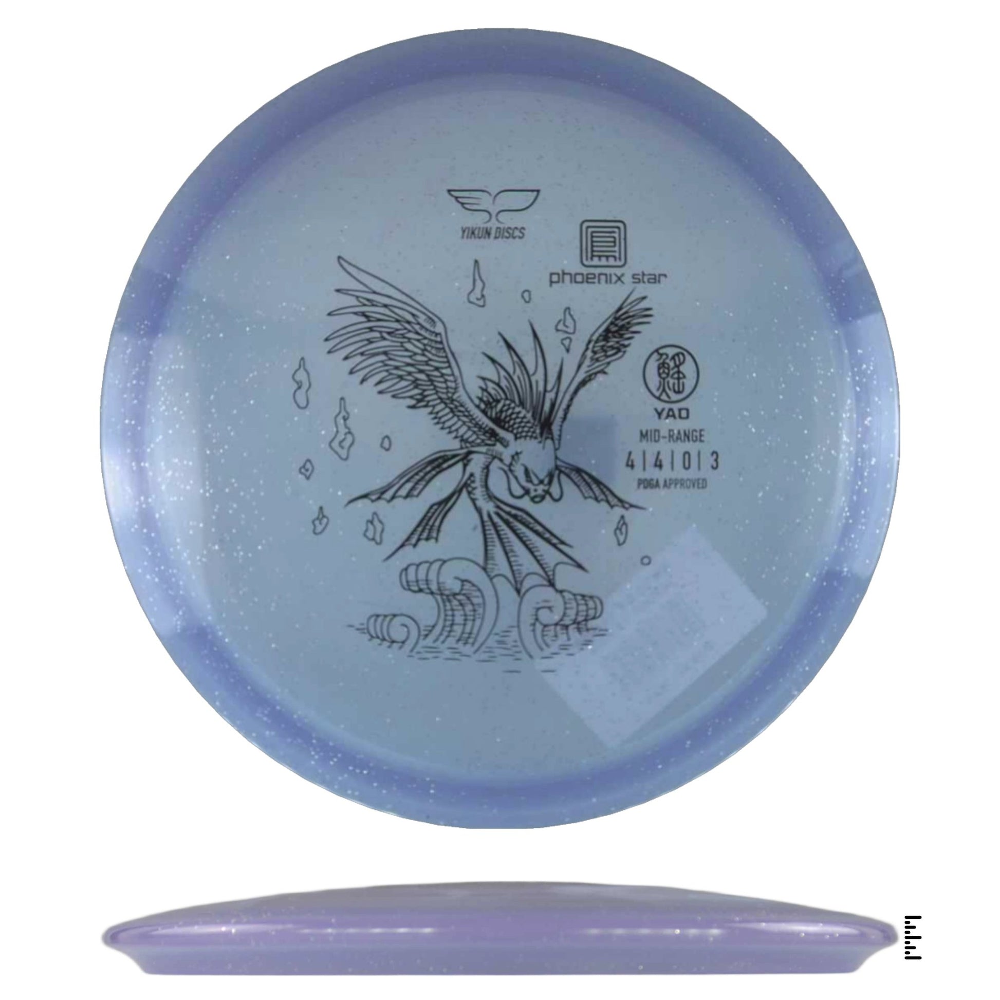 Yikun Discs Phoenix Star Yao - Plum - Powergrip USA
