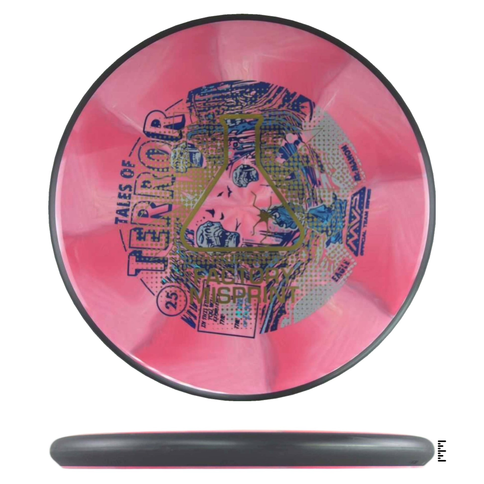 MVP Disc Sports Cosmic Neutron Ohm Factory Misprint - Light Red - Powergrip USA