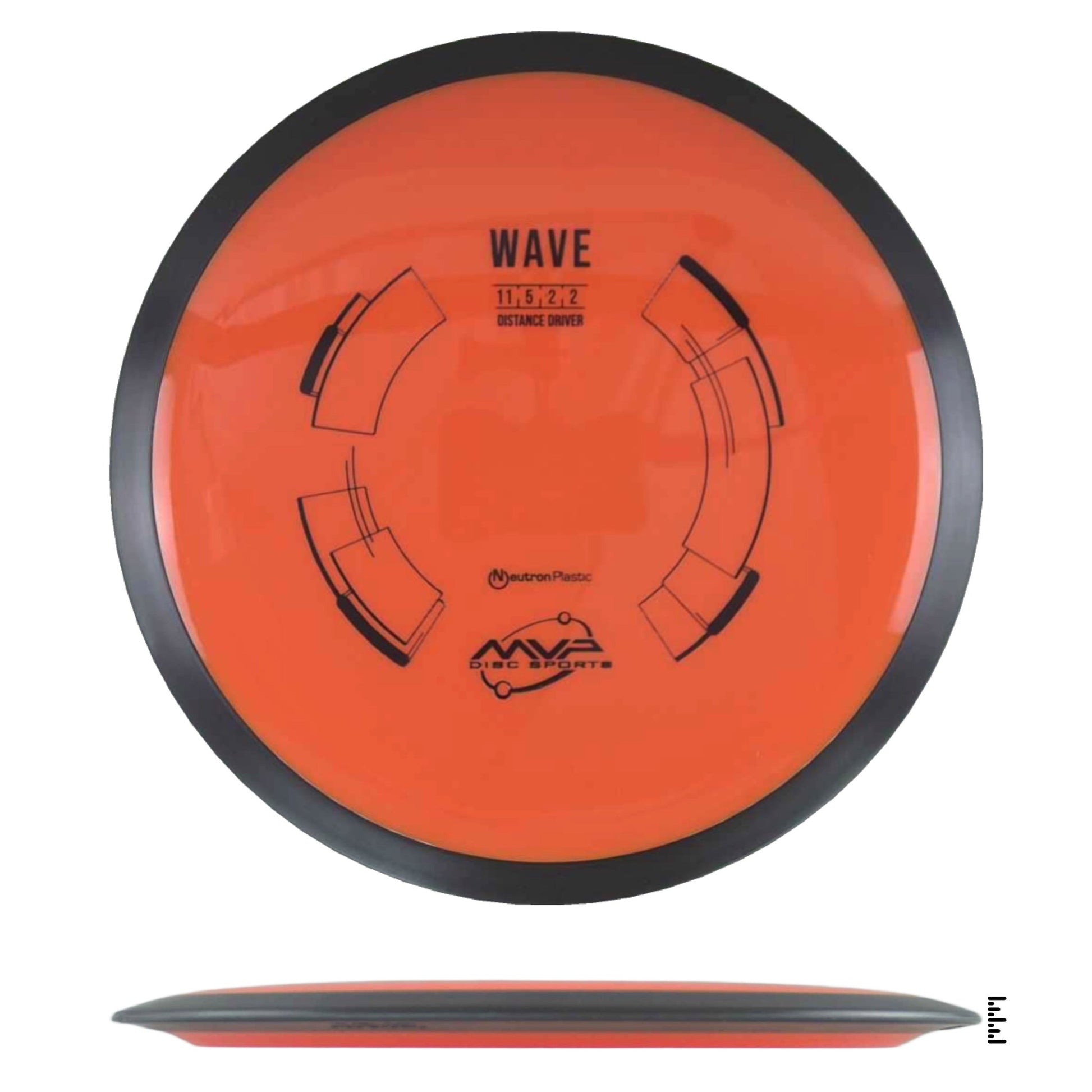 MVP Disc Sports Neutron Wave - Orange - Powergrip USA