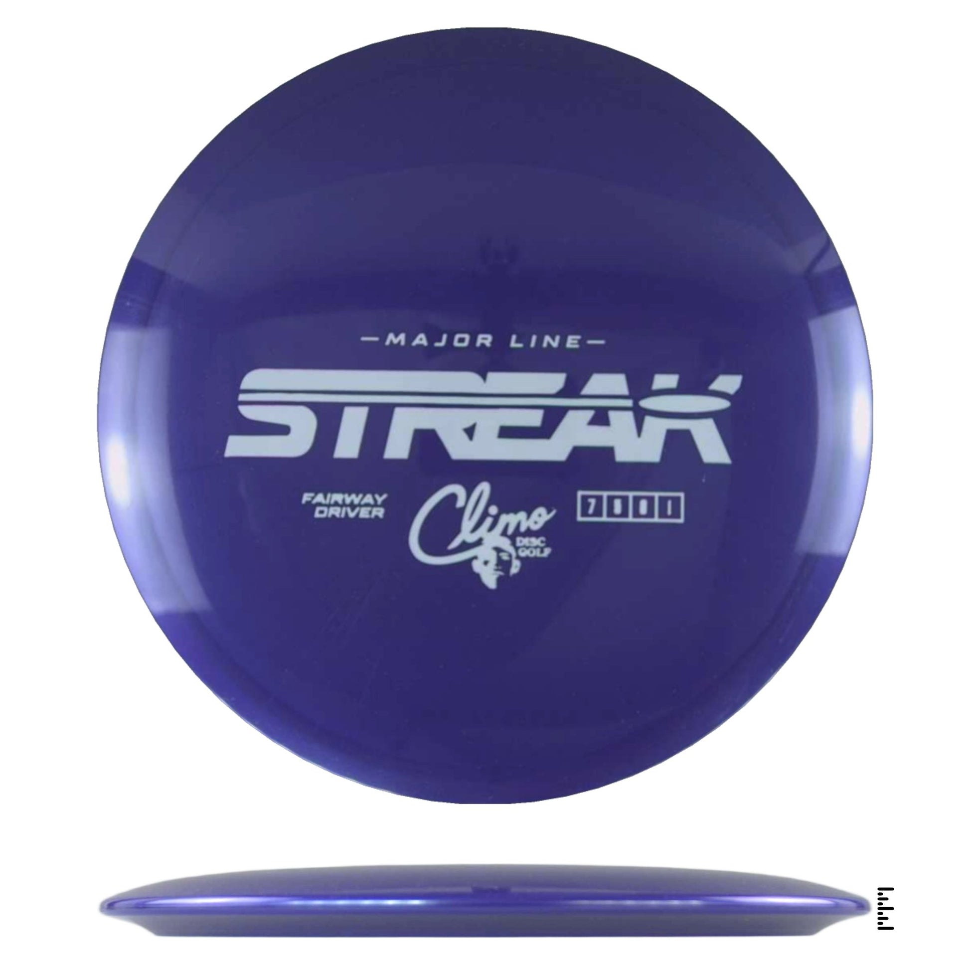 Climo Disc Golf Major Line Streak - Dark Violet - Powergrip USA