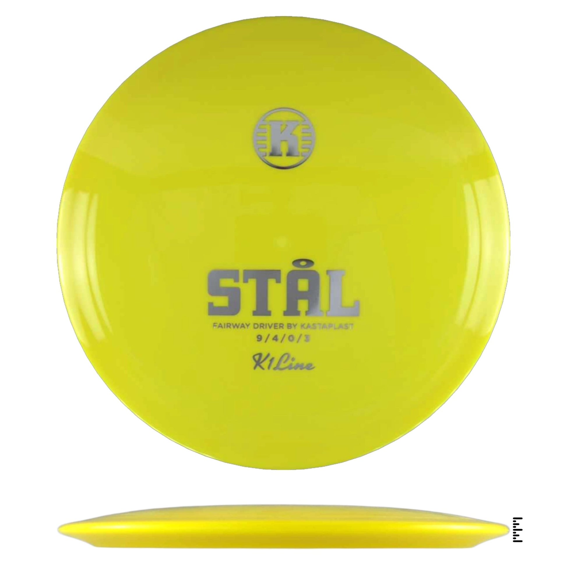 Kastaplast K1 Stål - Yellow - Powergrip USA