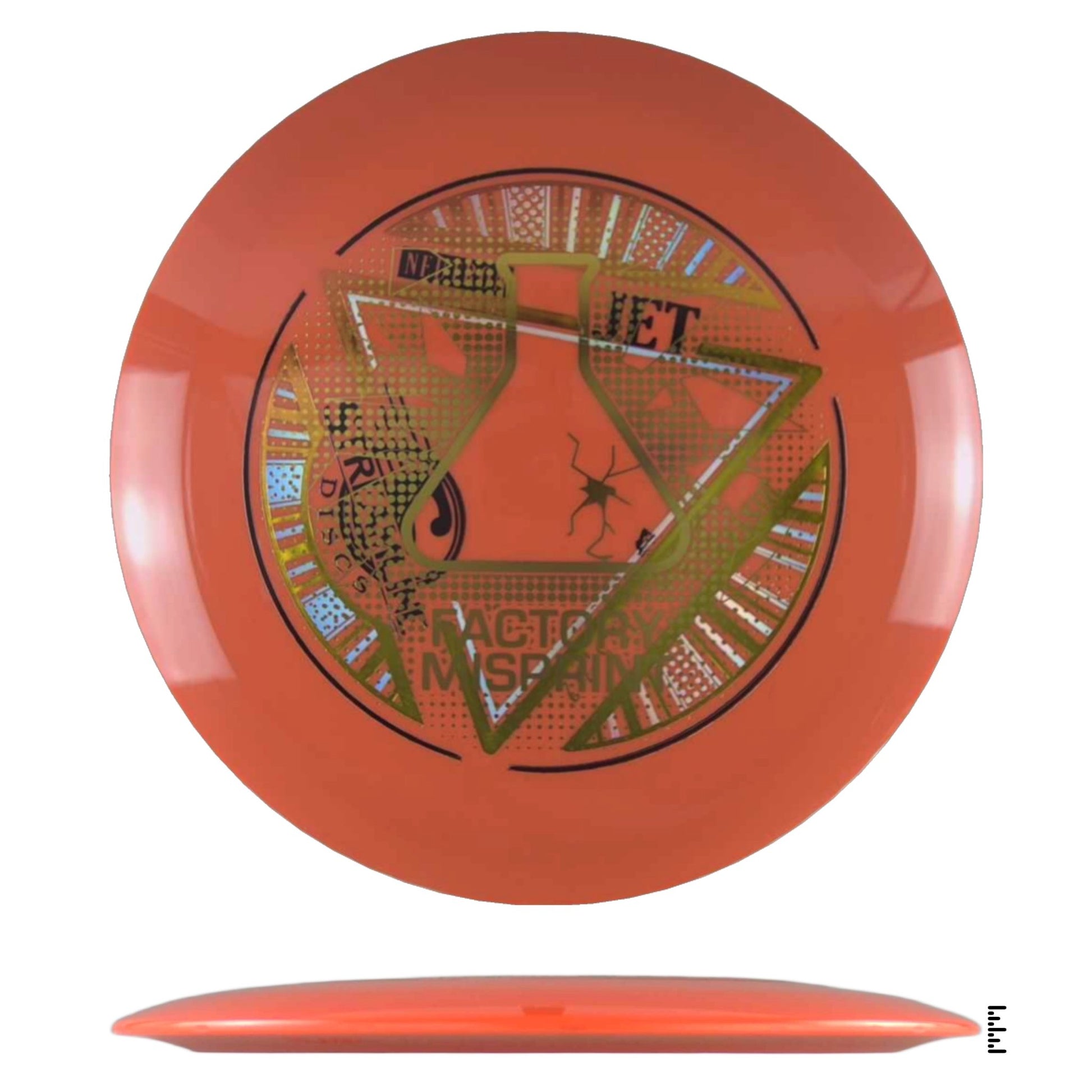 Streamline Discs Neutron Jet Factory Misprint - Orange - Powergrip USA