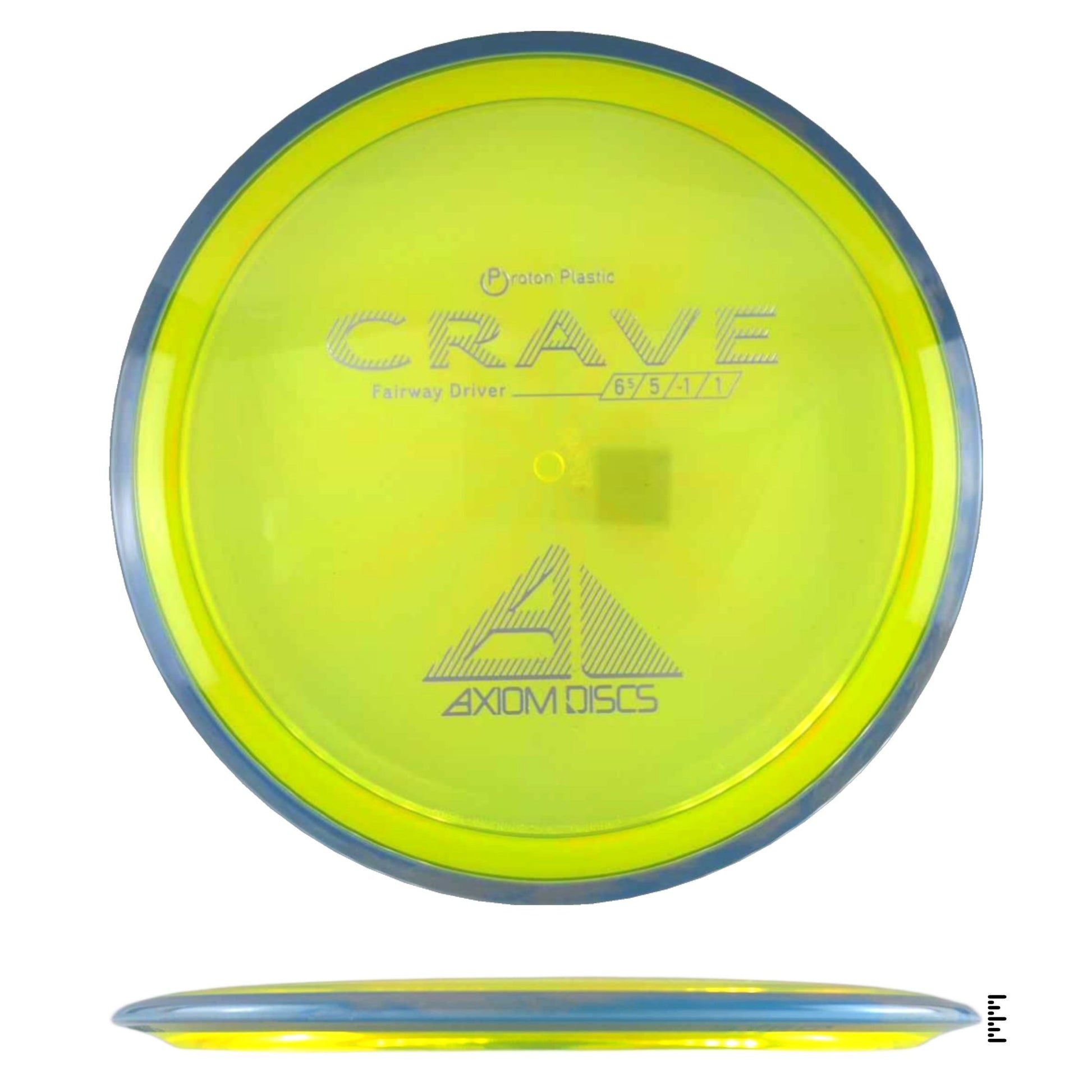 Axiom Discs Proton Crave - Fluorescent Yellow / Blue - Powergrip USA