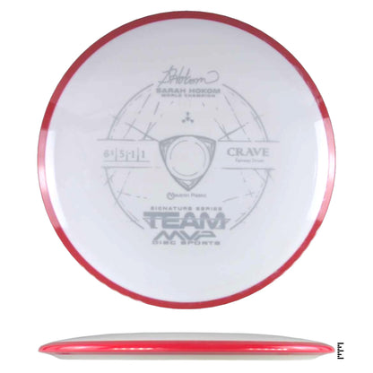 Axiom Discs Neutron Crave Sarah Hokom Signature Edition - White / Red - Powergrip USA