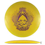Yellow Innova Star Shryke disc golf disc