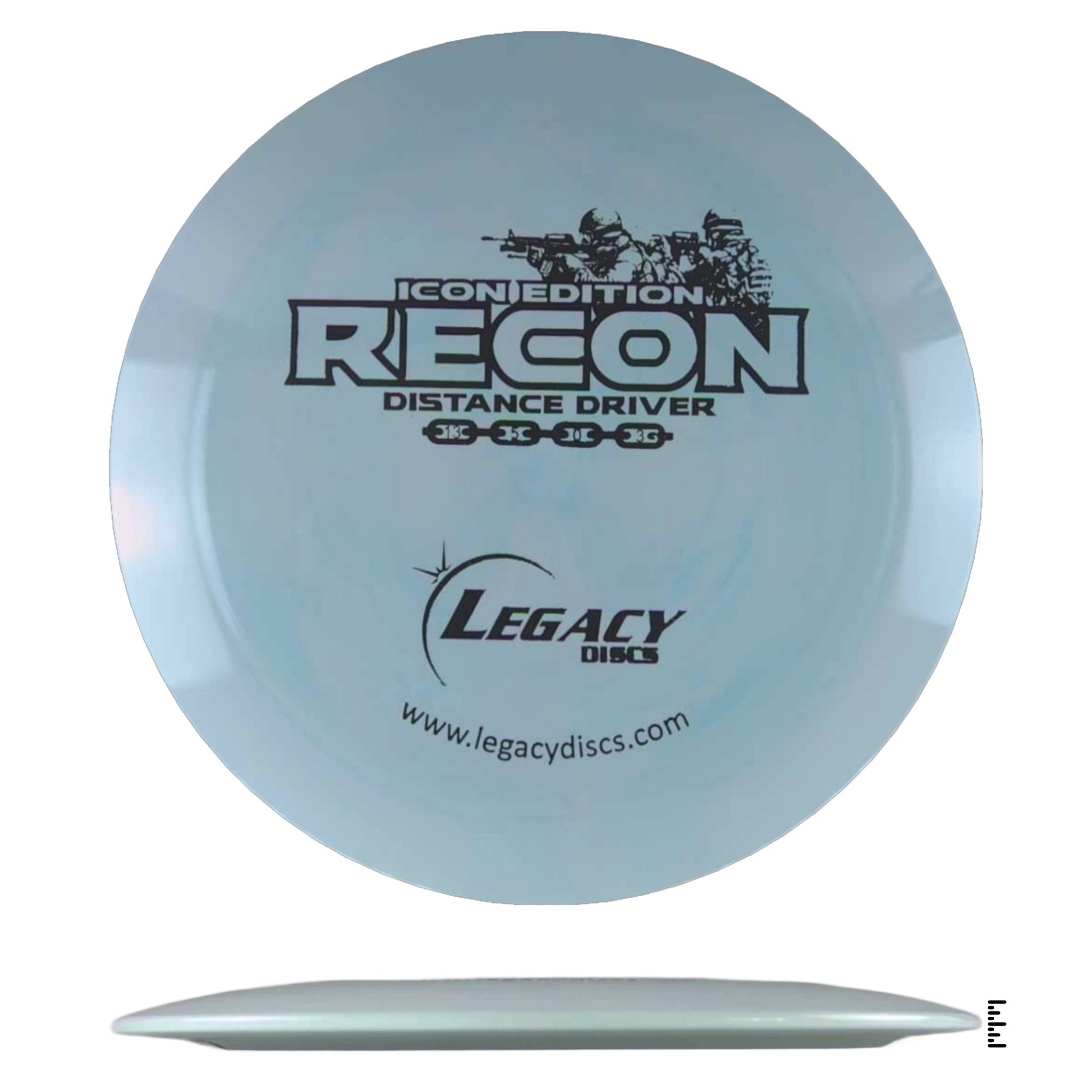 Legacy Discs Icon Recon - Light Gray - Powergrip USA