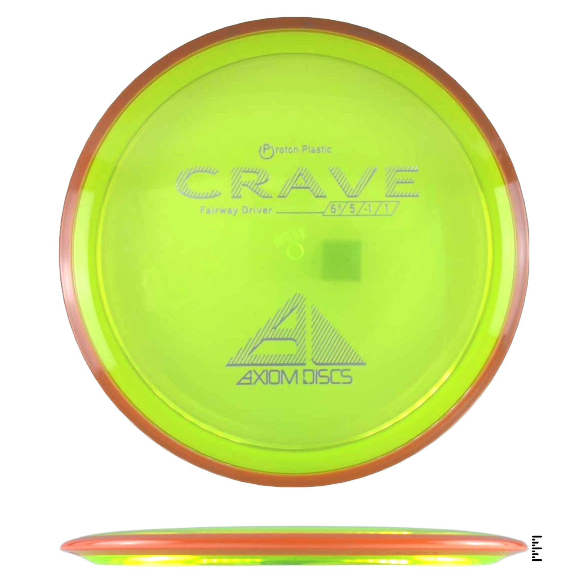 Axiom Discs Proton Crave - Fluorescent Yellow / Orange - Powergrip USA