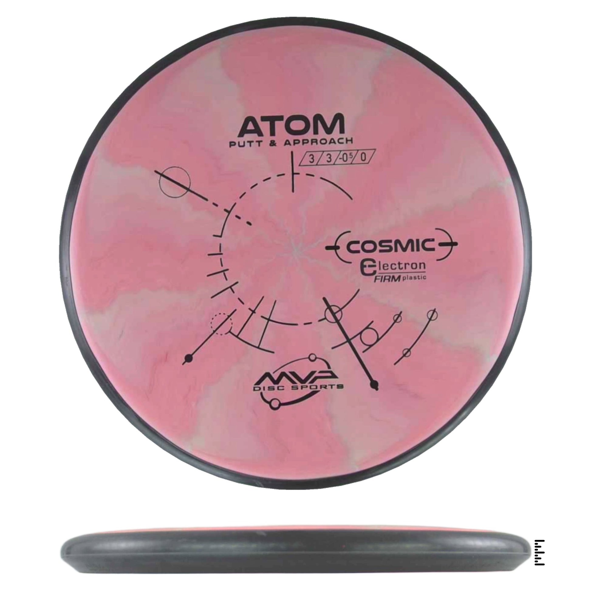 MVP Disc Sports Cosmic Electron Firm Atom - Pink - Powergrip USA