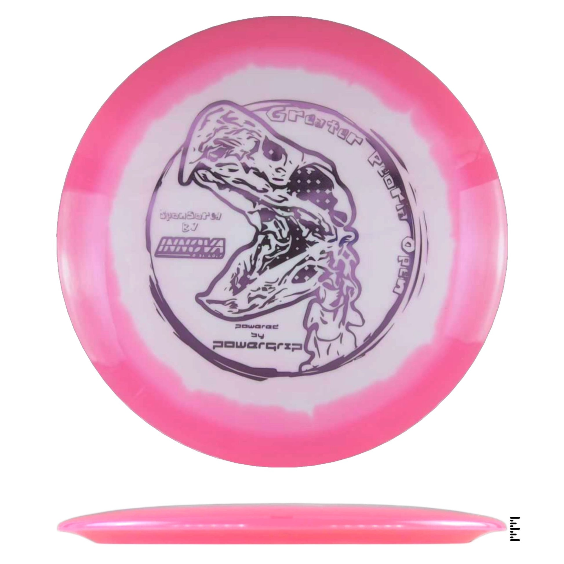 Innova Halo ThunderBird - 2024 Greater Peoria Open - White / Pink - Powergrip USA