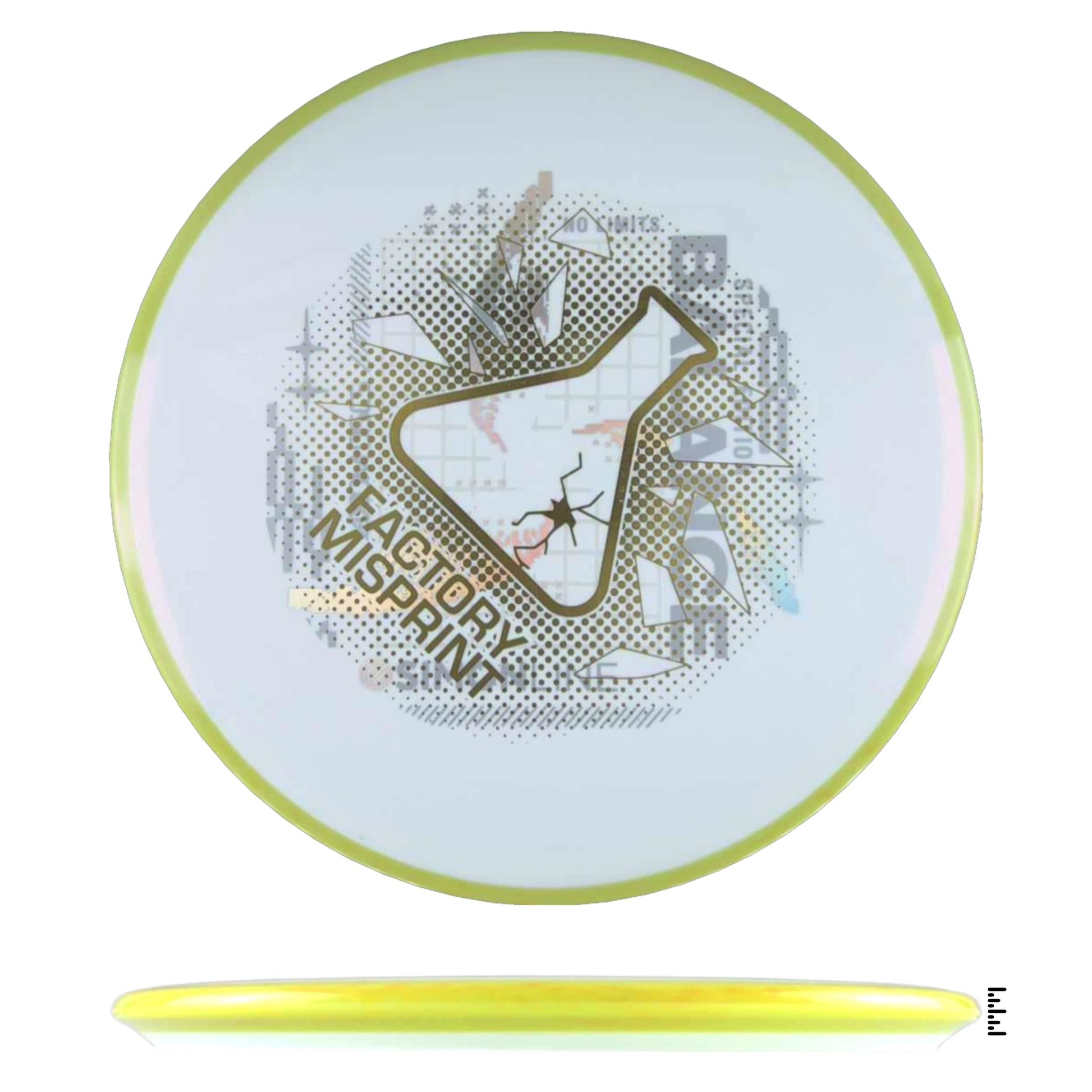 Axiom Discs Neutron Balance Factory Misprint - White / Light Green - Powergrip USA