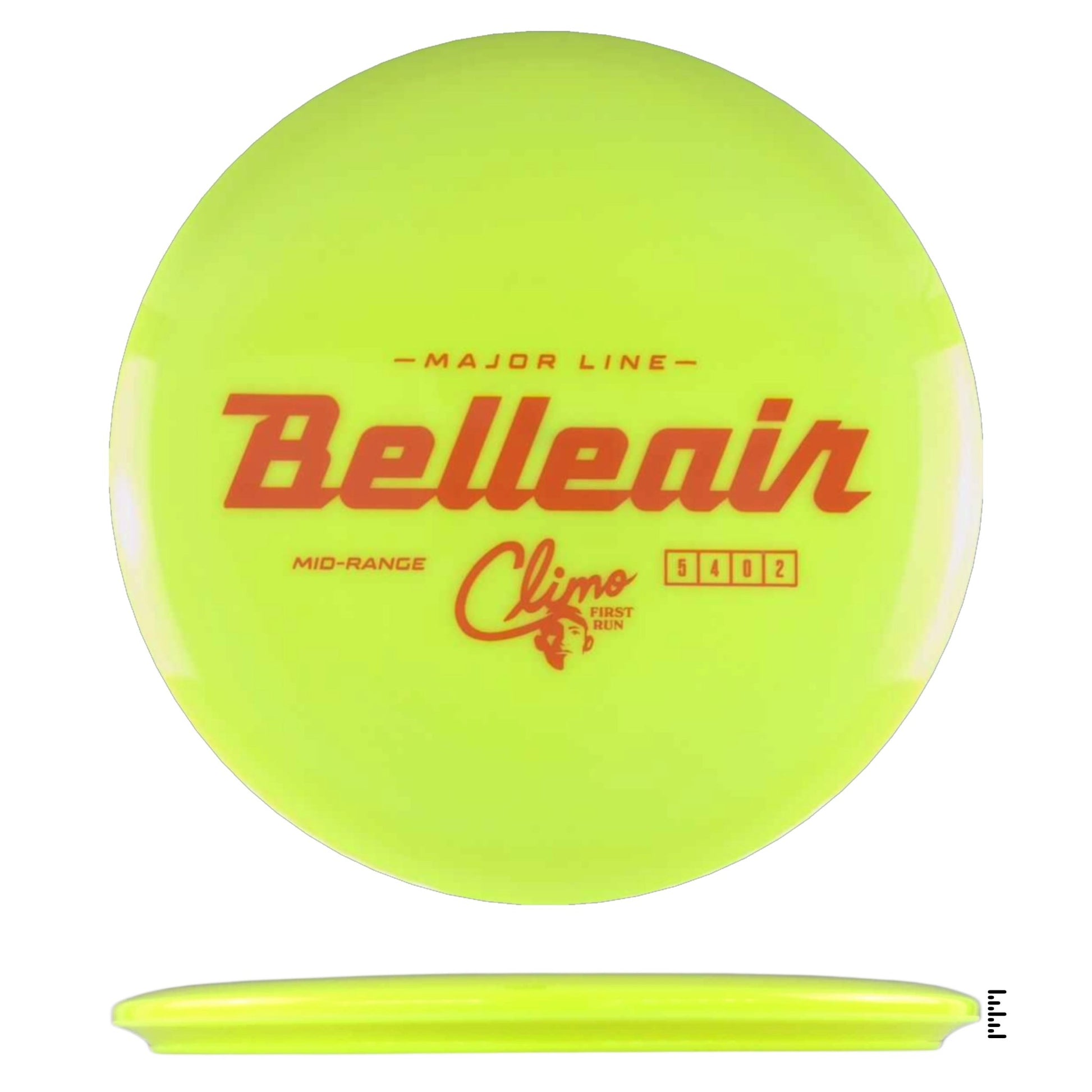 Major Line Belleair First Run - Fluorescent Yellow - Powergrip USA