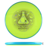 Axiom Discs Neutron Tempo Factory Misprint - Fluorescent Yellow / Blue - Powergrip USA