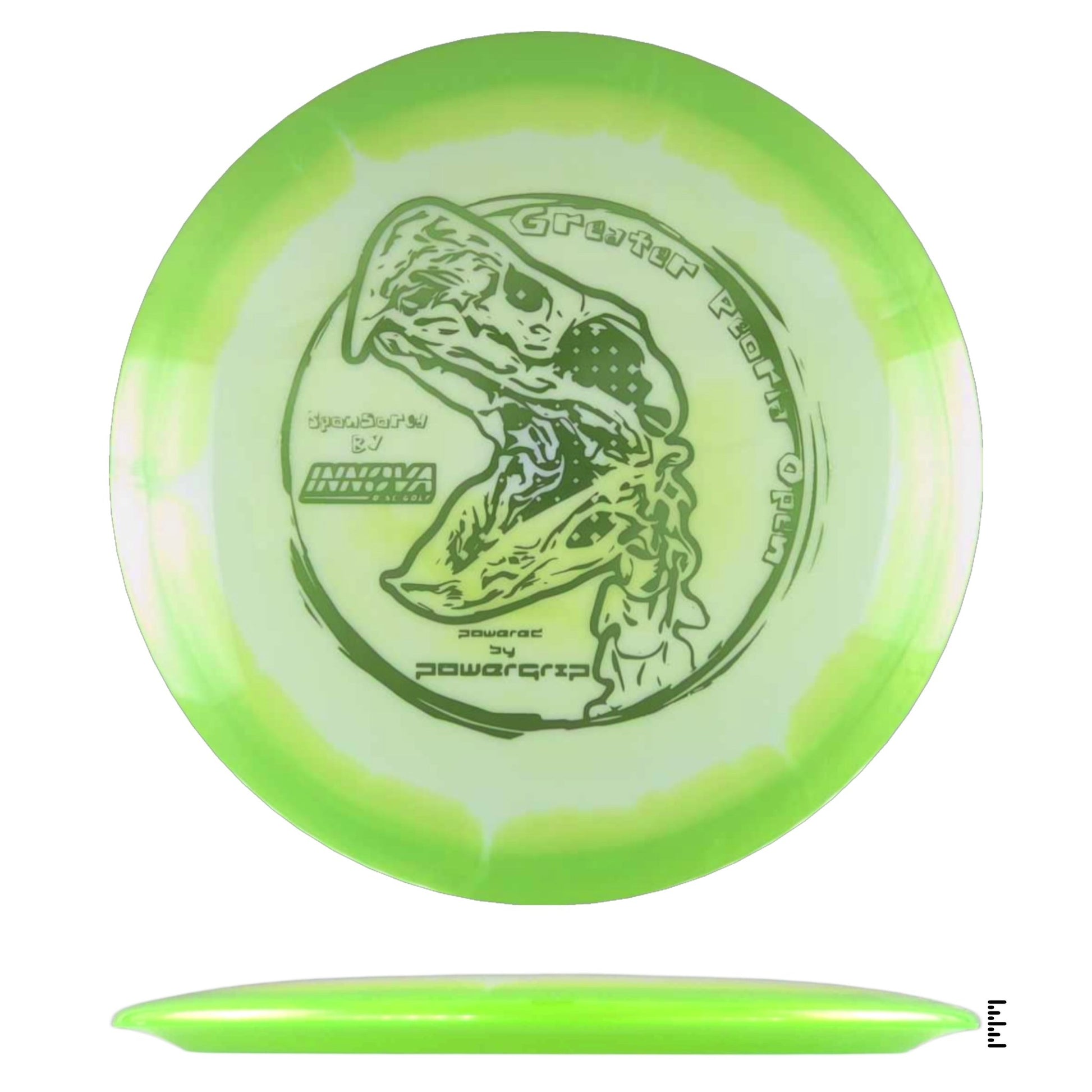 Innova Halo ThunderBird - 2024 Greater Peoria Open - White / Lime - Powergrip USA