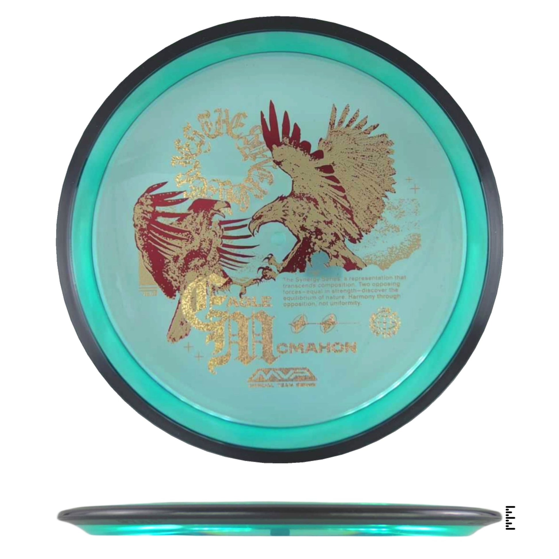 MVP Disc Sports Proton Resistor - Eagle McMahon Synergy Series - Turquoise - Powergrip USA