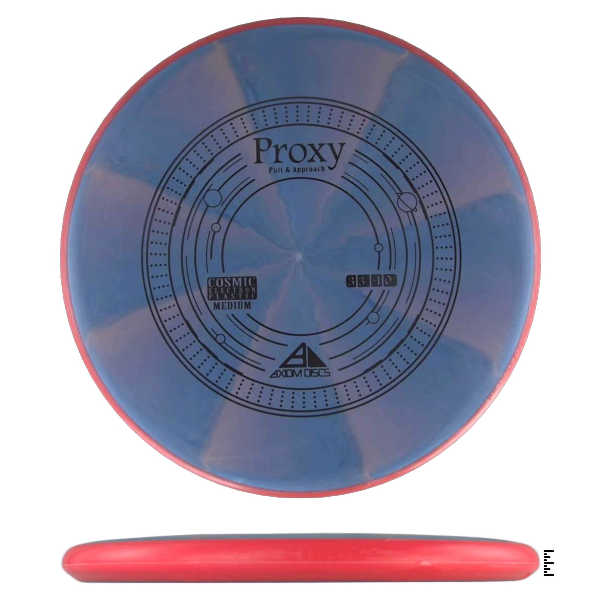 Axiom Discs Cosmic Electron Medium Proxy - Blue / Red - Powergrip USA