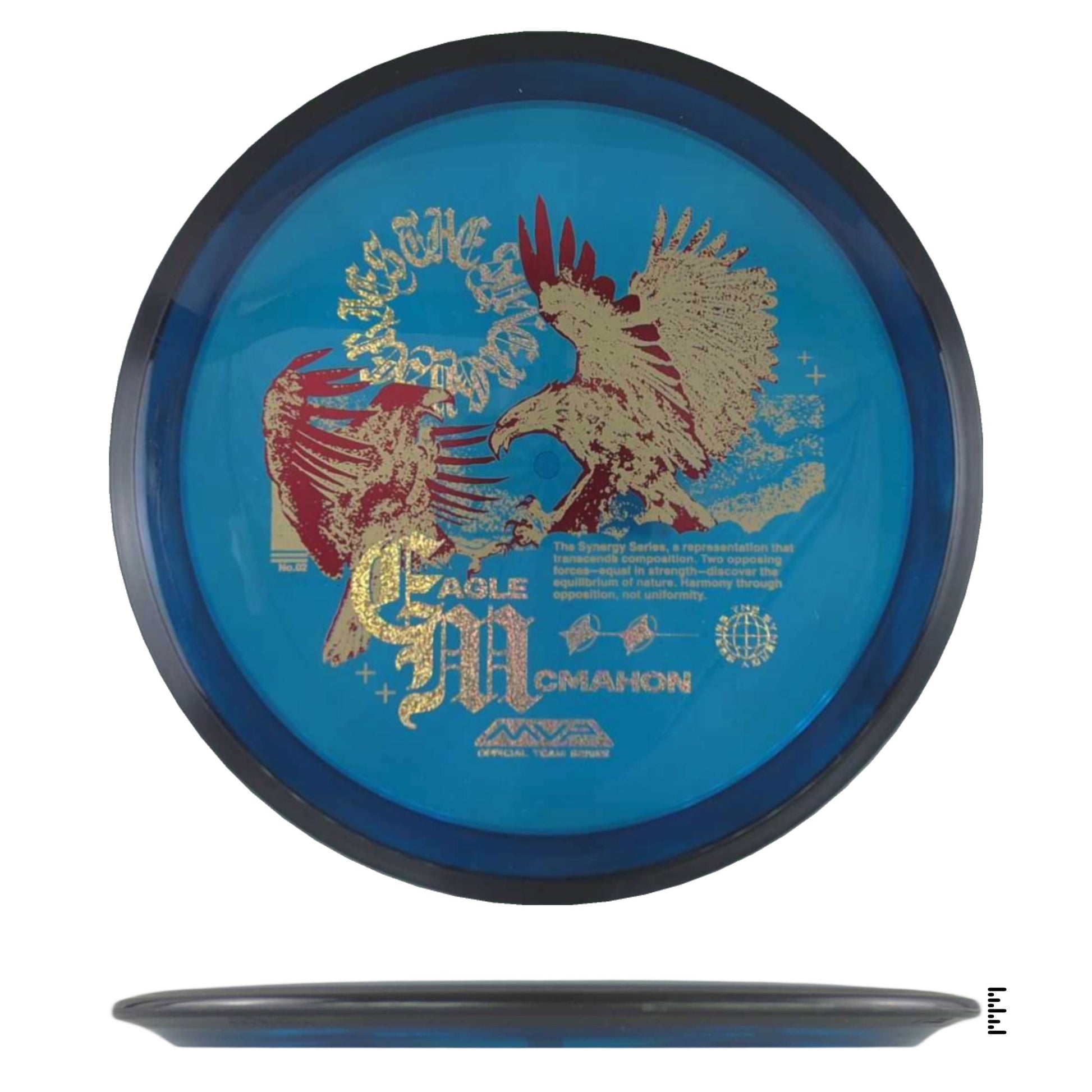 MVP Disc Sports Proton Resistor - Eagle McMahon Synergy Series - Blue - Powergrip USA