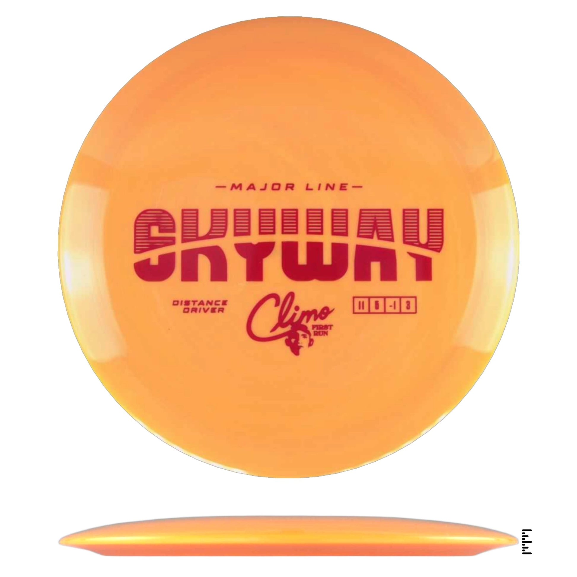 Major Line Skyway First Run - Orange - Powergrip USA