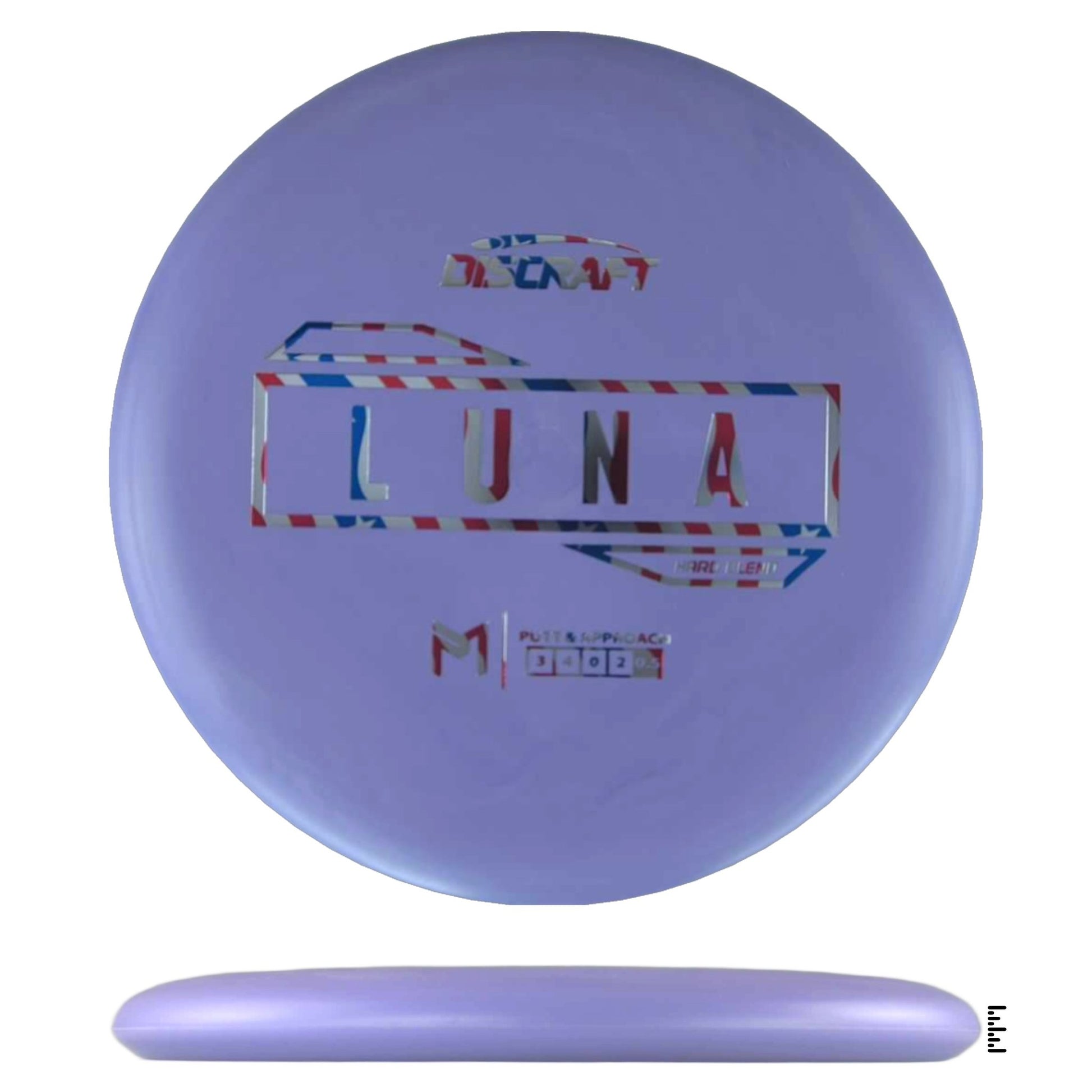 Discraft Putter Line Hard Luna - Plum - Powergrip USA