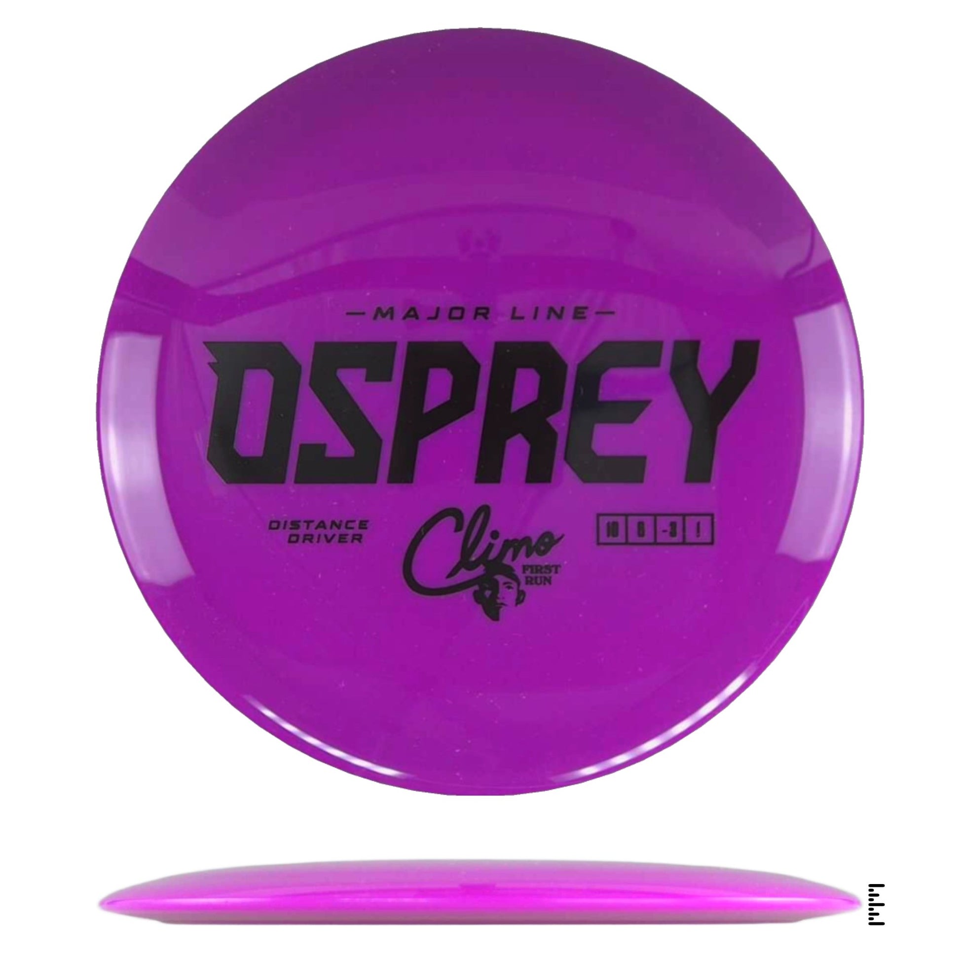 Climo Disc Golf Major Line Osprey First Run - Violet - Powergrip USA