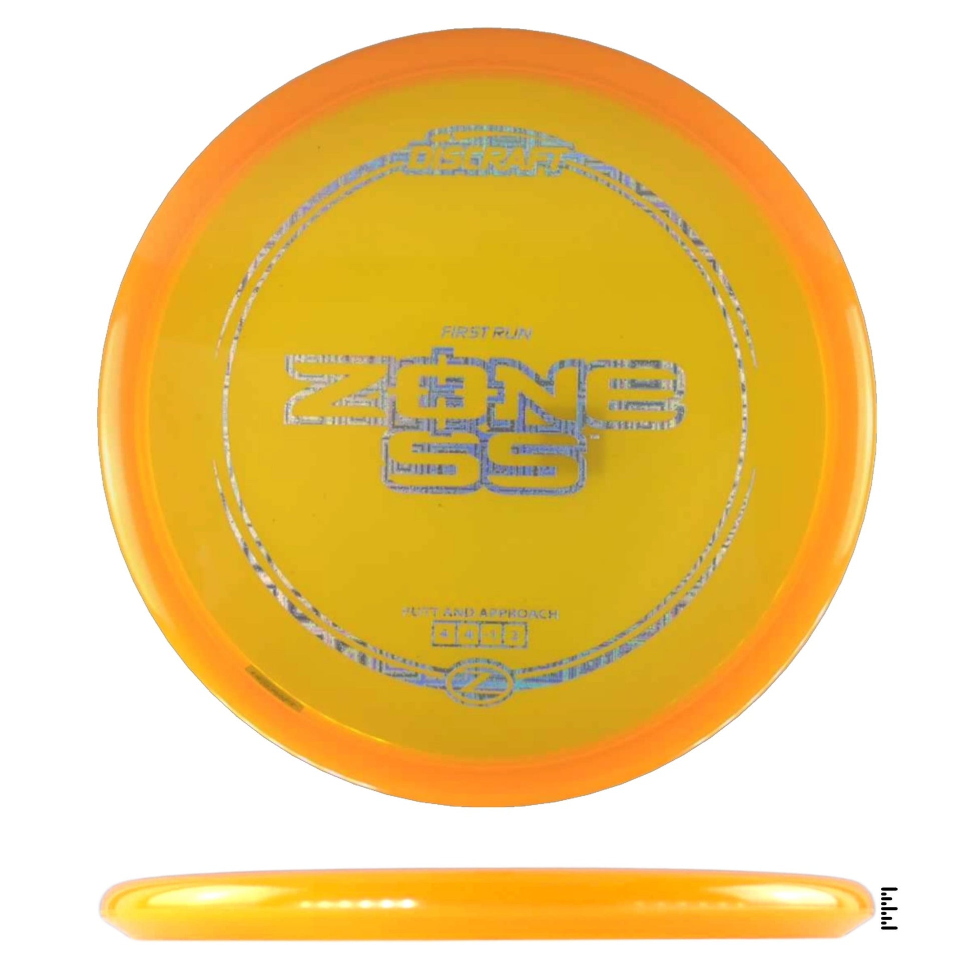 Discraft Z Line Zone SS - First Run - Orange - Powergrip USA
