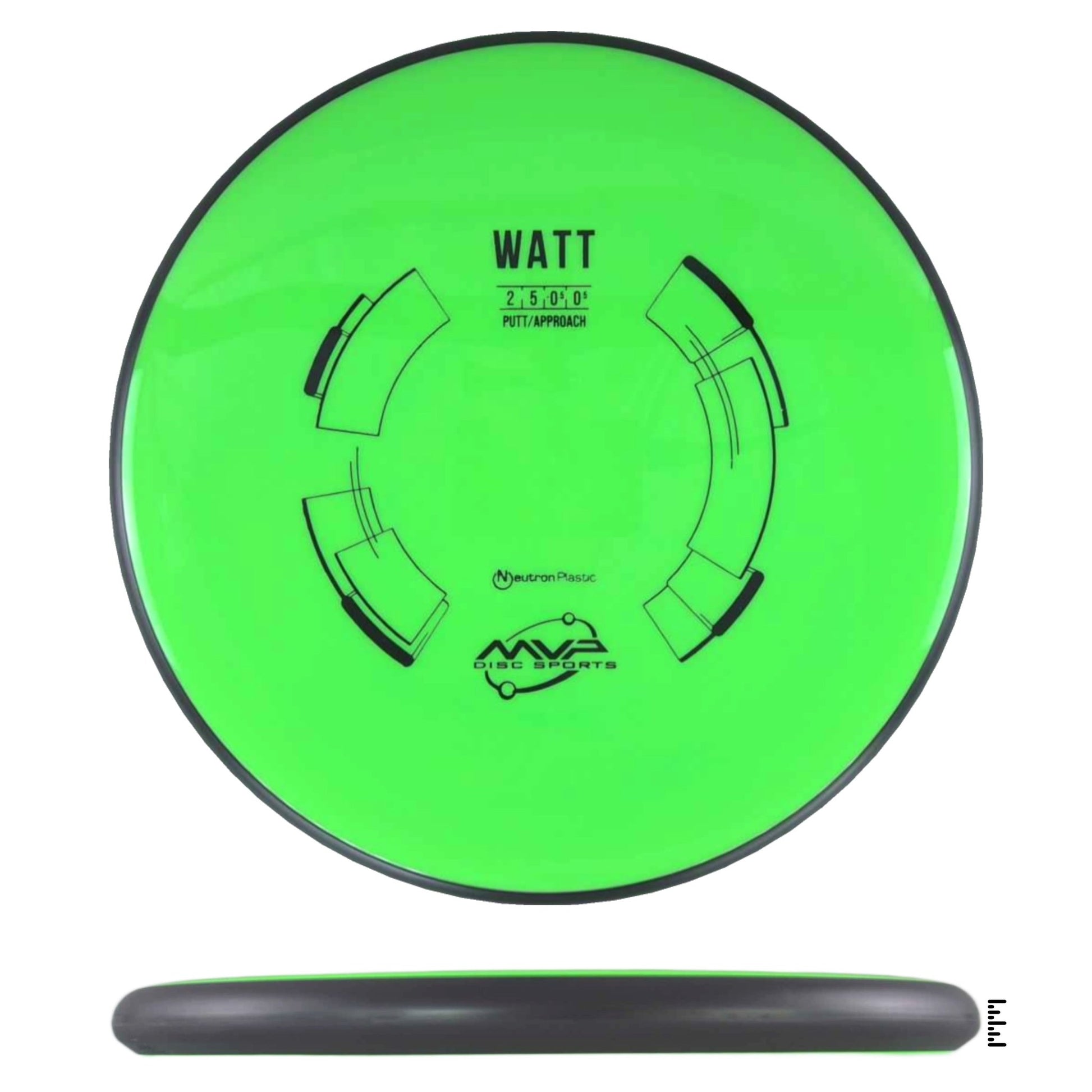 MVP Disc Sports Neutron Watt - Lime - Powergrip USA