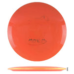 Orange Innova disc golf disc
