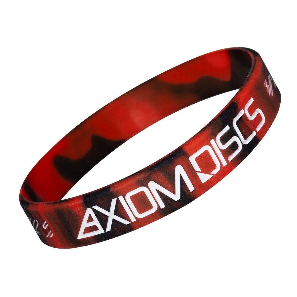 Axiom Discs Wristband - Red / Black - Powergrip USA