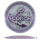 Discraft Fuzed Line Scorch - Clear / Plum - Powergrip USA