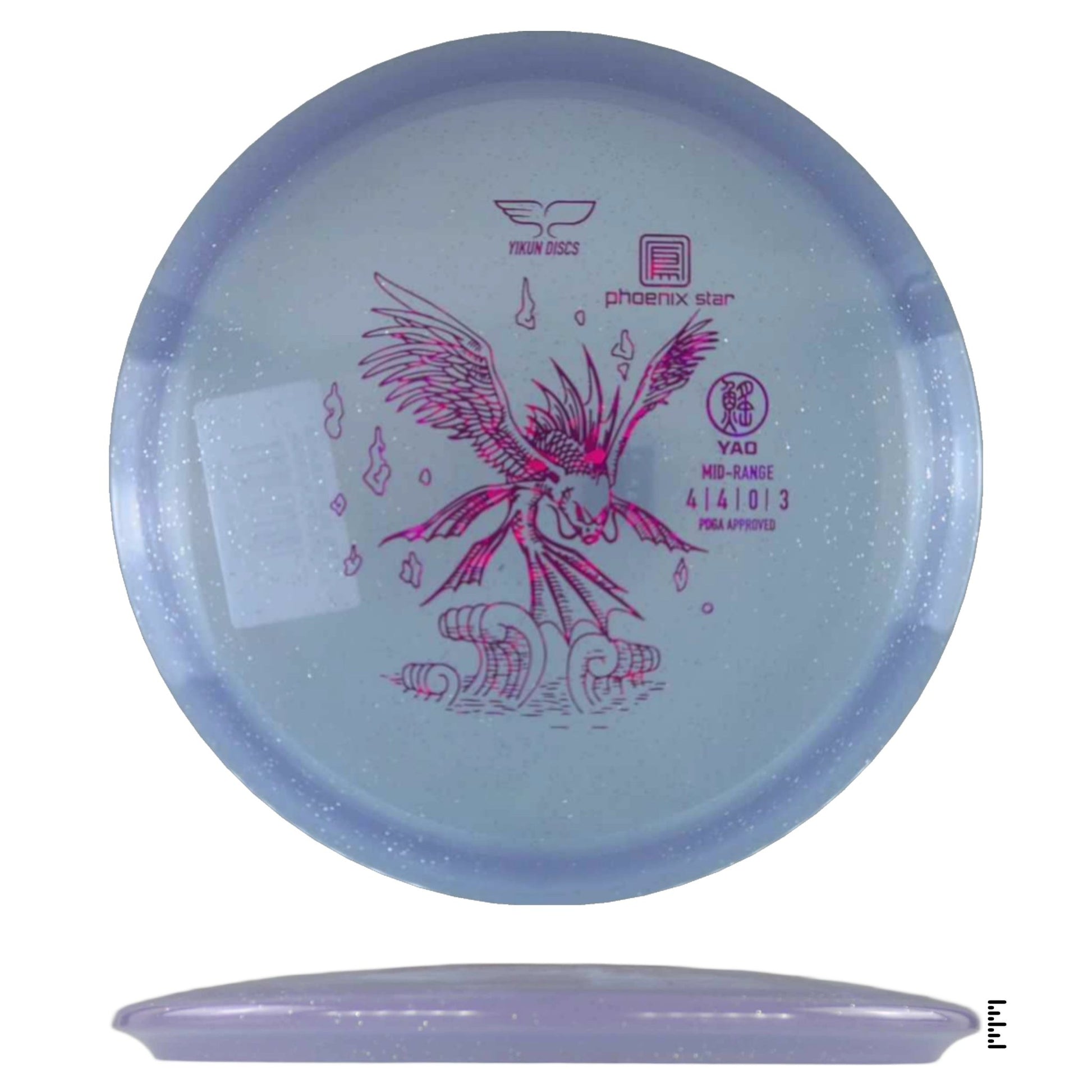 Yikun Discs Phoenix Star Yao - Plum - Powergrip USA
