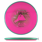 Pink and Teal Axiom Paradox Midrange Disc Golf Disc