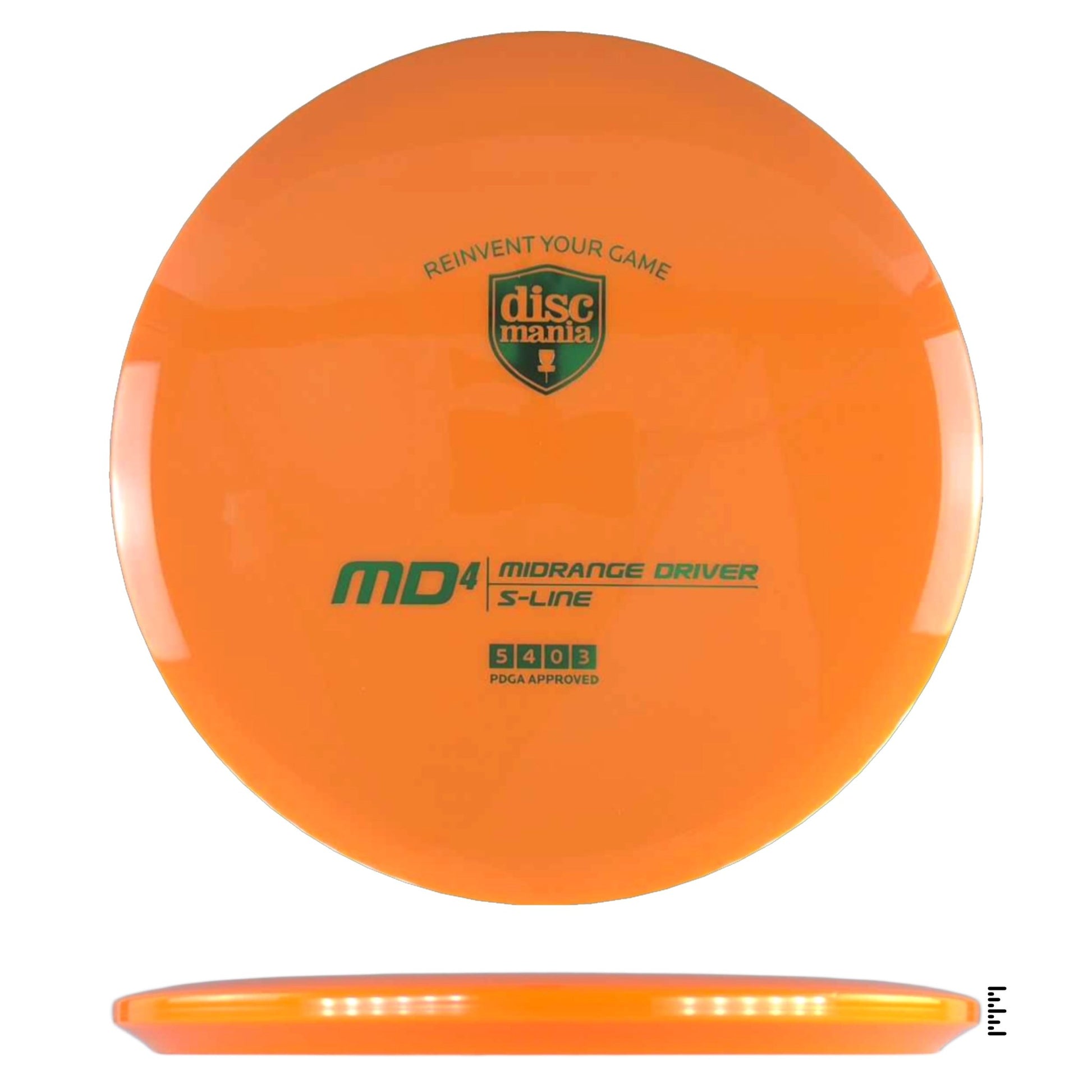 Discmania S - Line MD4 - Orange - Powergrip USA