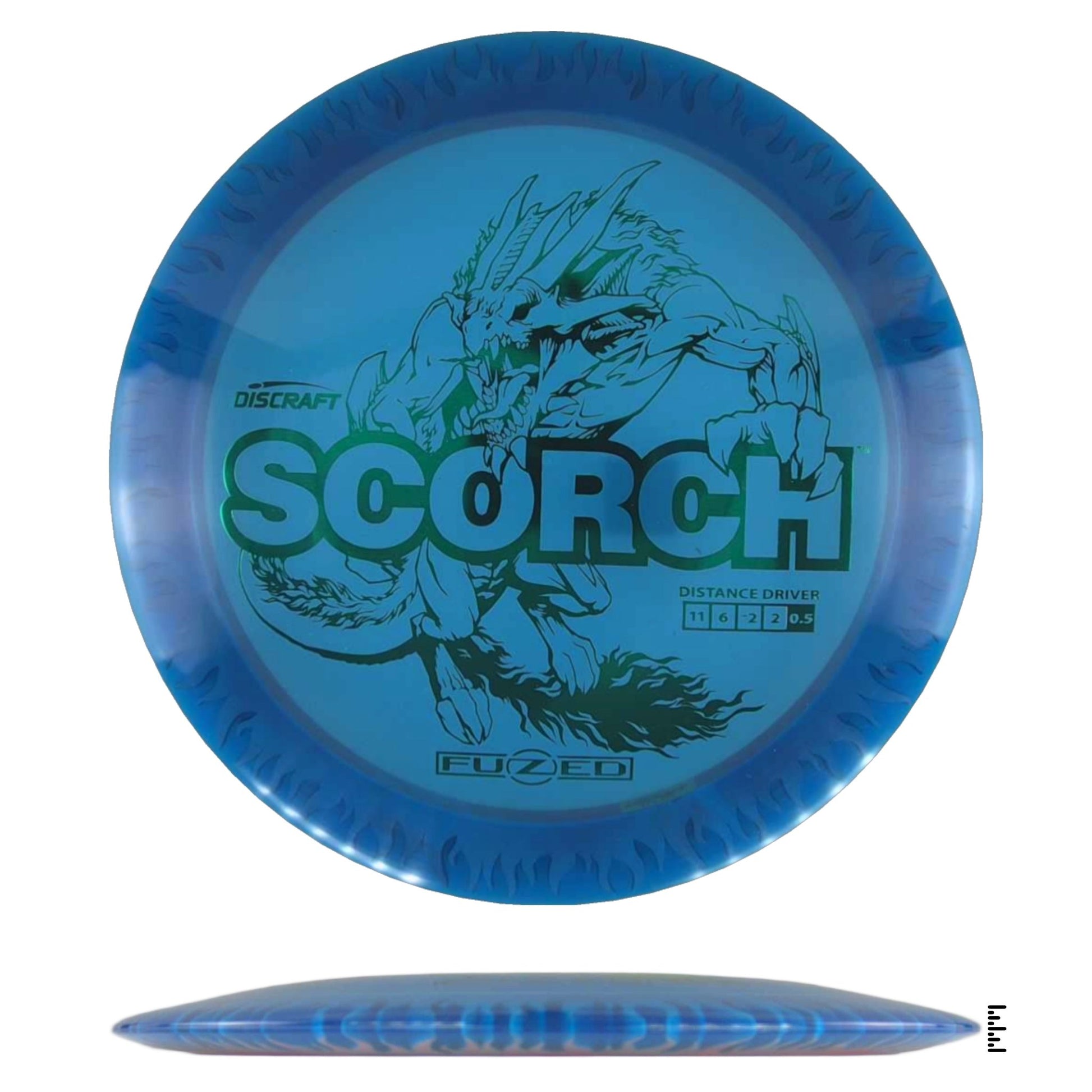 Discraft Fuzed Line Scorch - Blue / Pink - Powergrip USA
