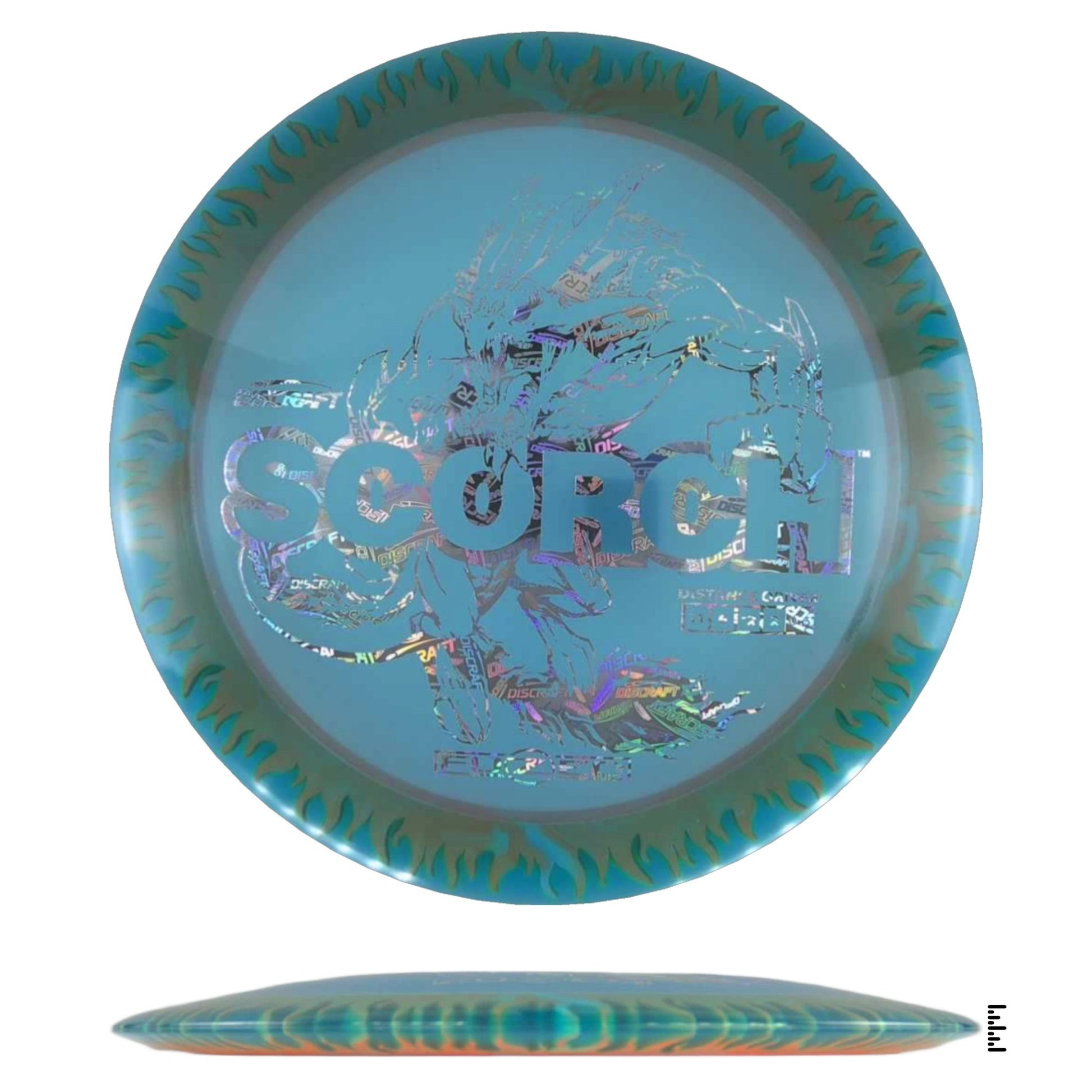 Discraft Fuzed Line Scorch - Blue / Orange - Powergrip USA