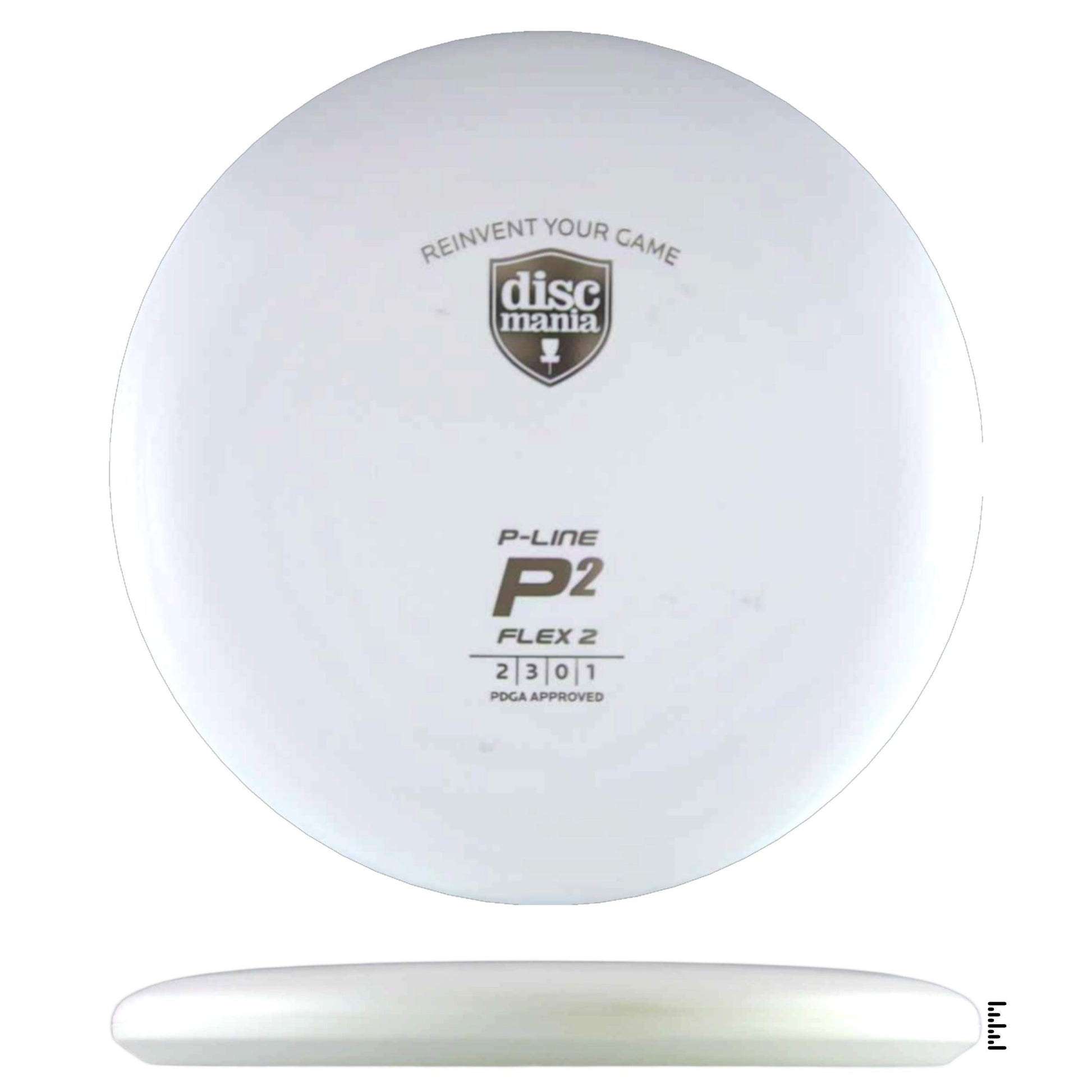 Discmania P - Line Flex 2 P2 - White - Powergrip USA
