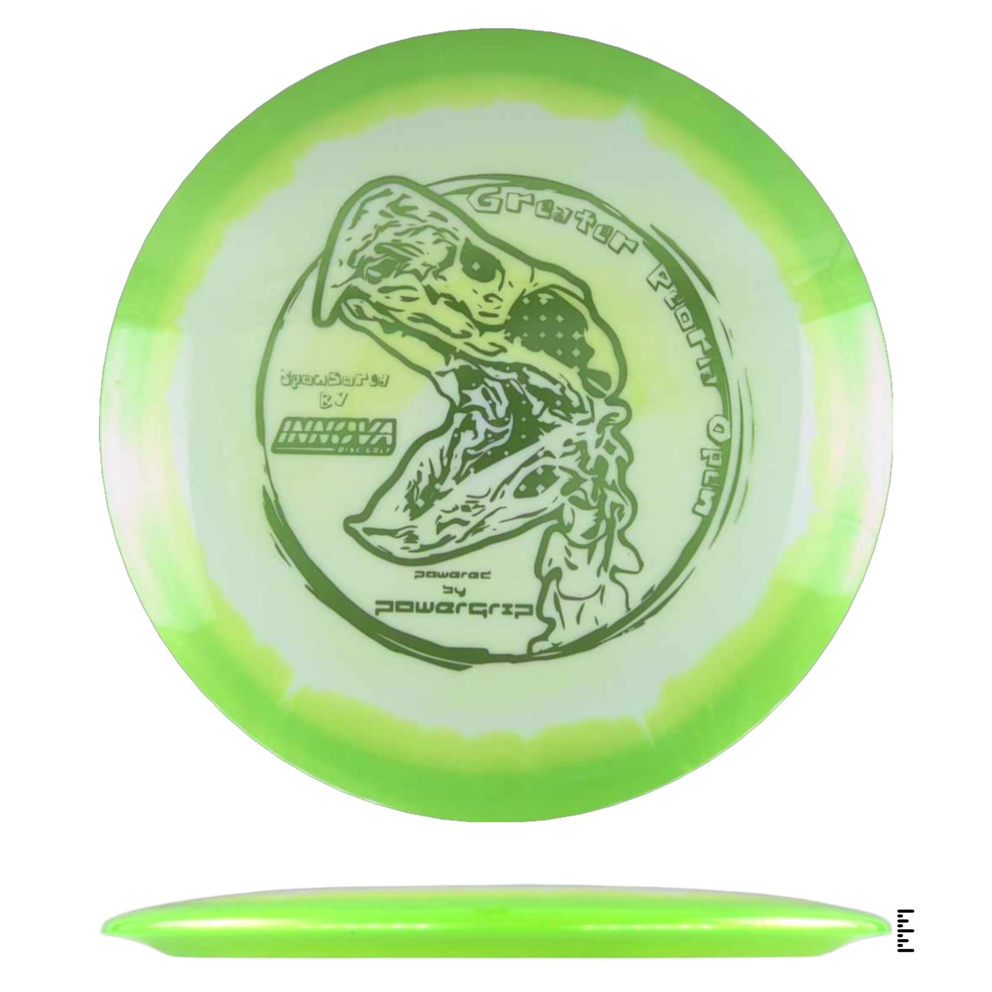 Innova Halo ThunderBird - 2024 Greater Peoria Open - White / Lime - Powergrip USA