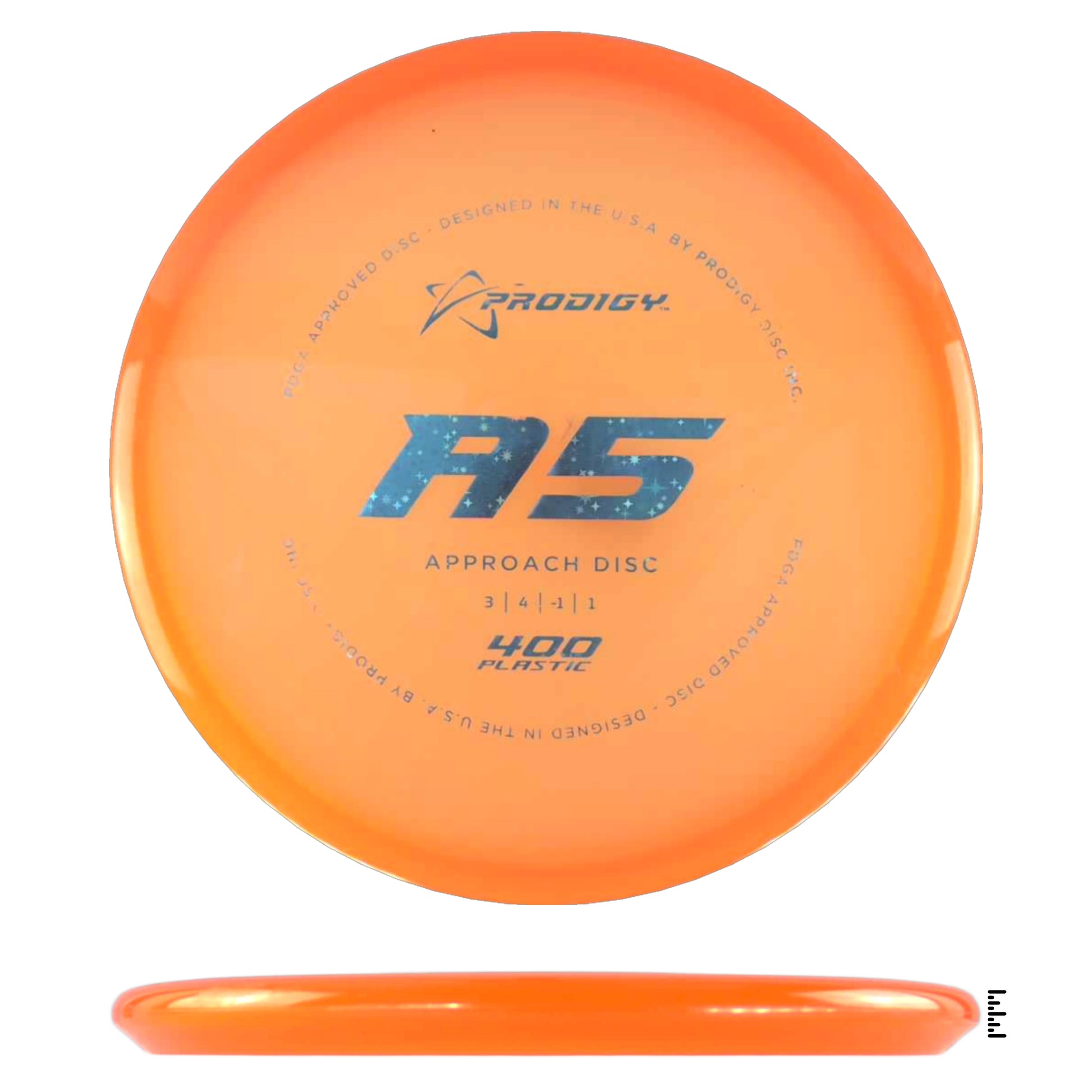 Prodigy A5 Approach Disc - Orange 400 Plastic