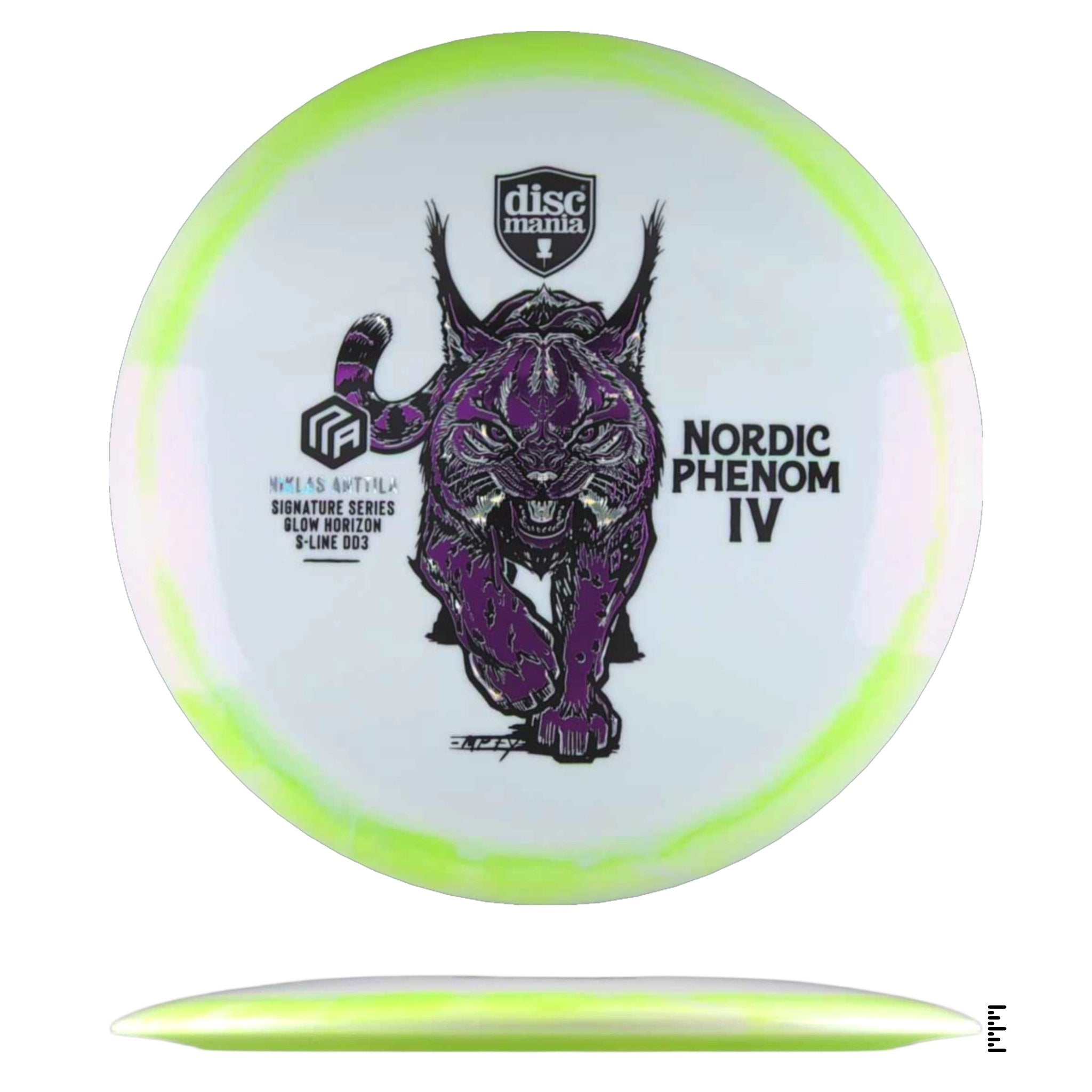 Discmania Glow Horizon S-Line DD3 Nordic Phenom 4 Triple Foil