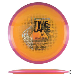 Axiom Discs Simon Line Neutron Time - Lapse Factory Misprint - Orange / Magenta - Powergrip USA