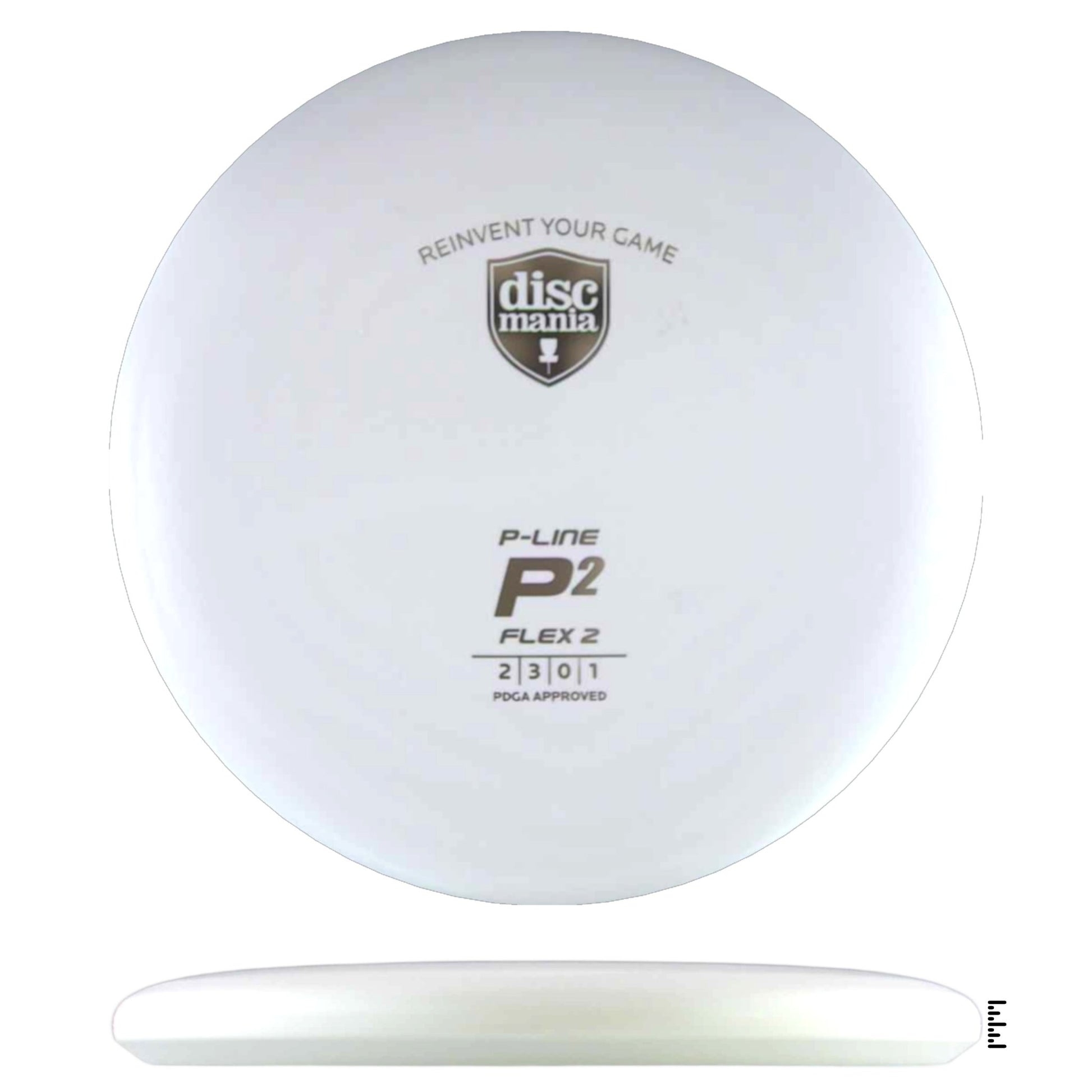 Discmania P - Line Flex 2 P2 - White - Powergrip USA
