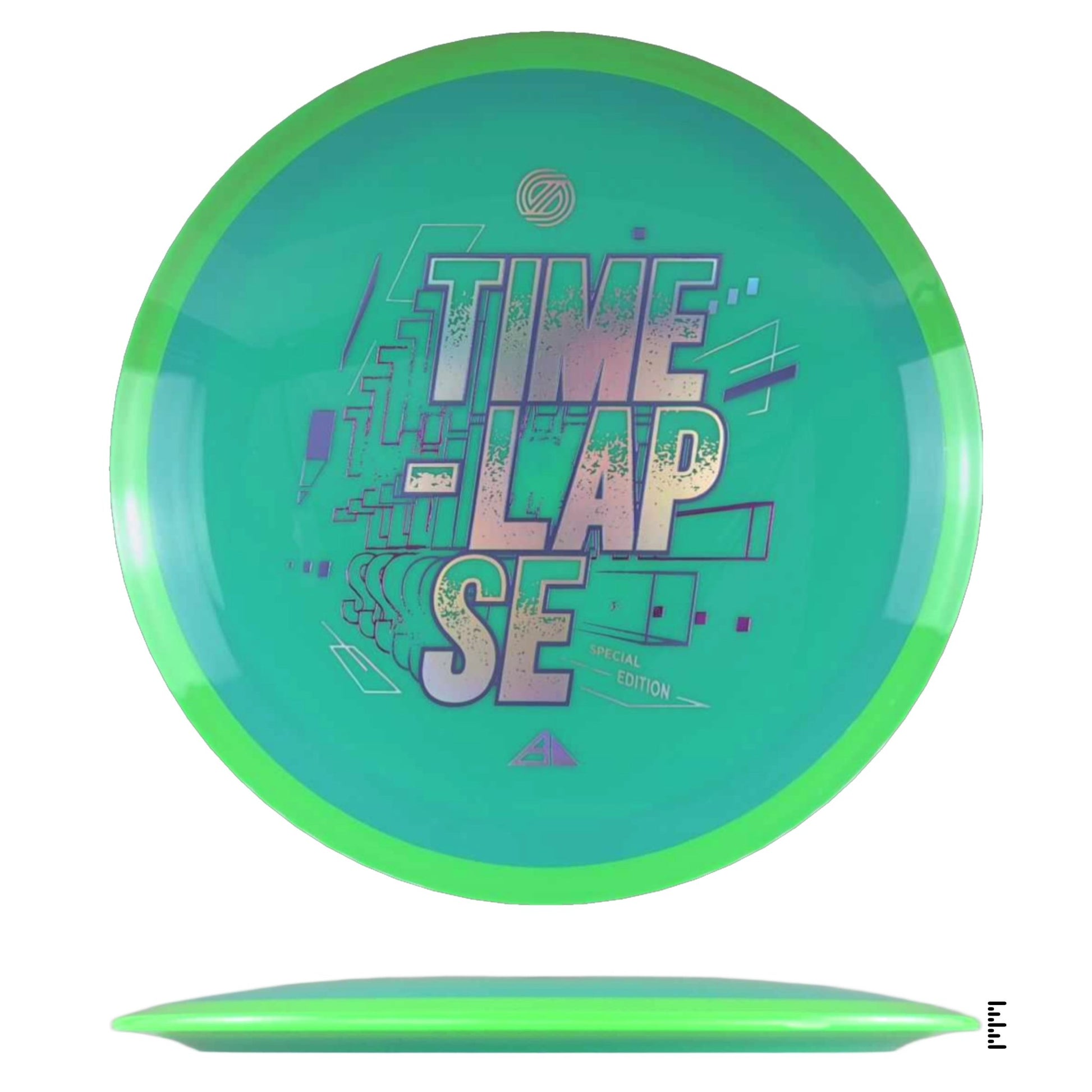 Axiom Discs Simon Line Neutron Time - Lapse Special Edition - Turquoise / Green - Powergrip USA