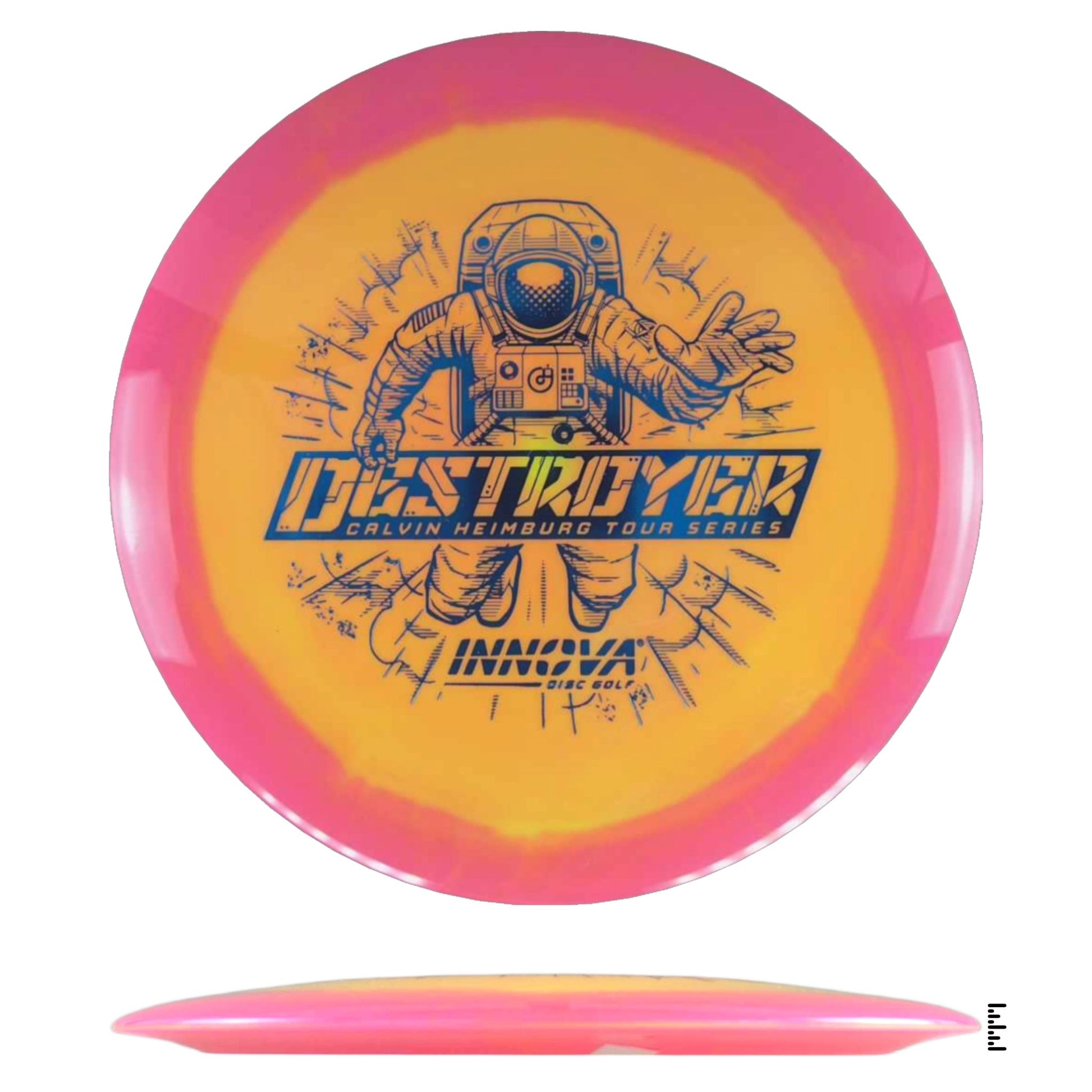 Innova Halo Destroyer 2025 Calvin Heimburg Tour Series - Orange / Pink - Powergrip USA