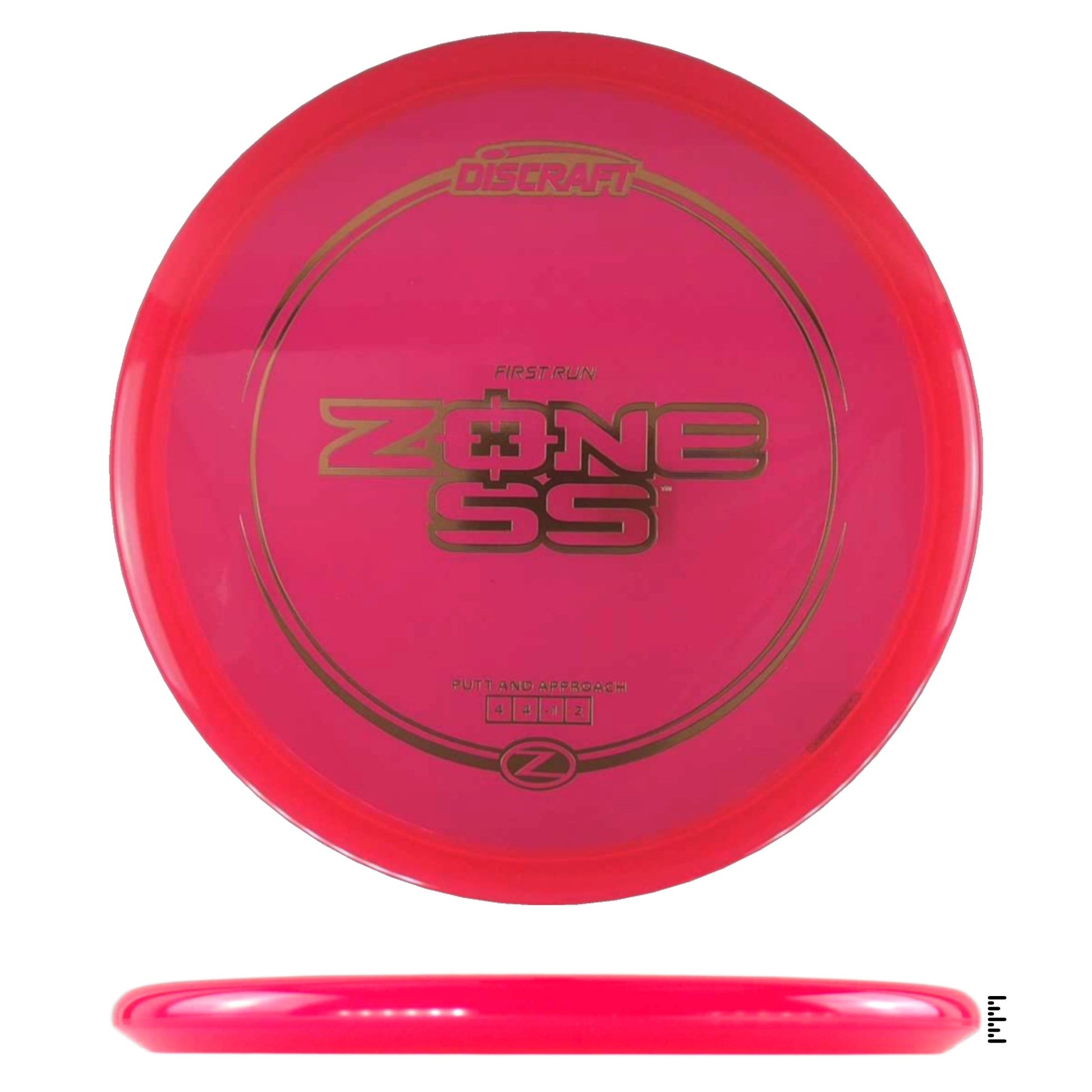 Discraft Z Line Zone SS - First Run - Red - Powergrip USA