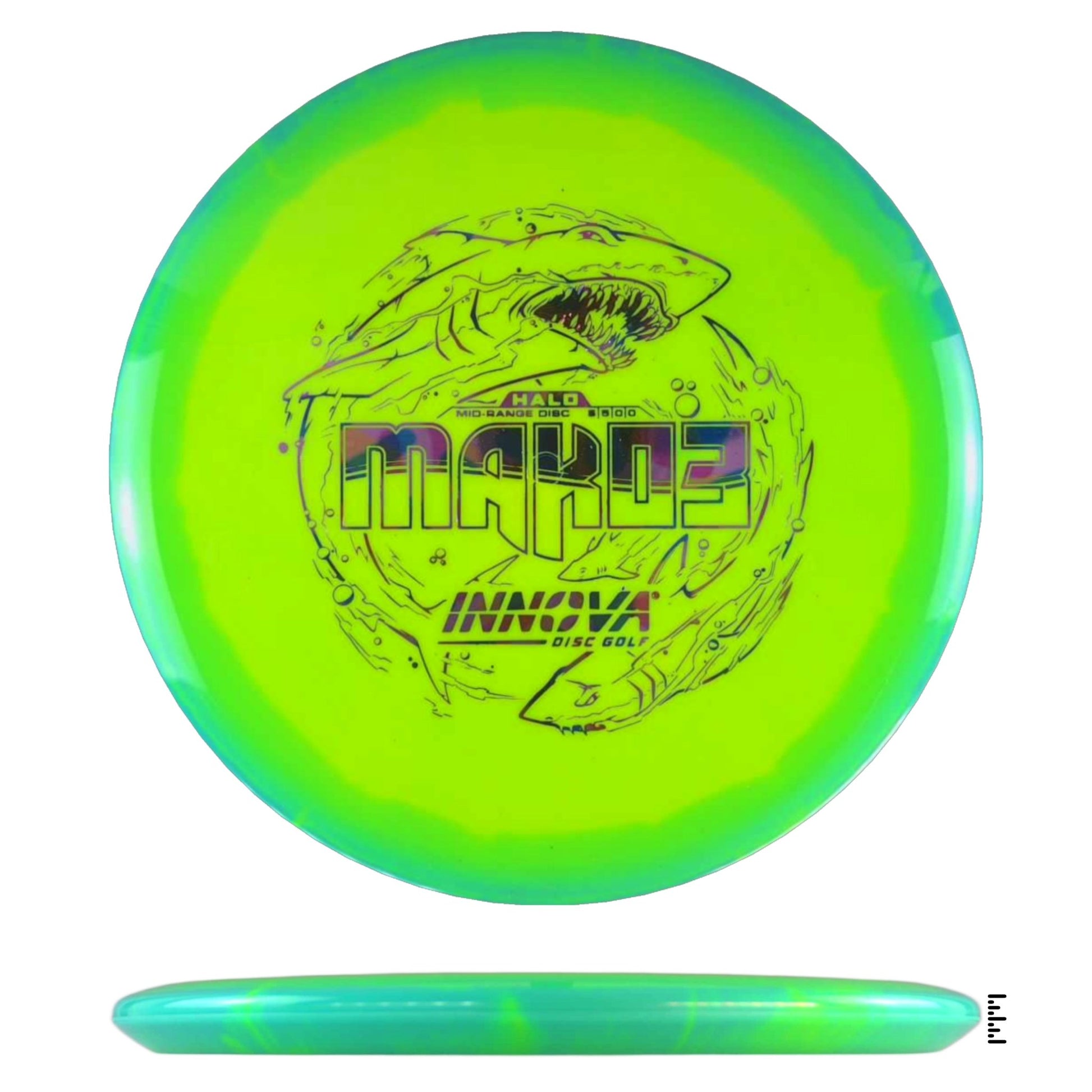 Innova Halo Star Mako3 - Fluorescent Yellow / Turquoise - Powergrip USA