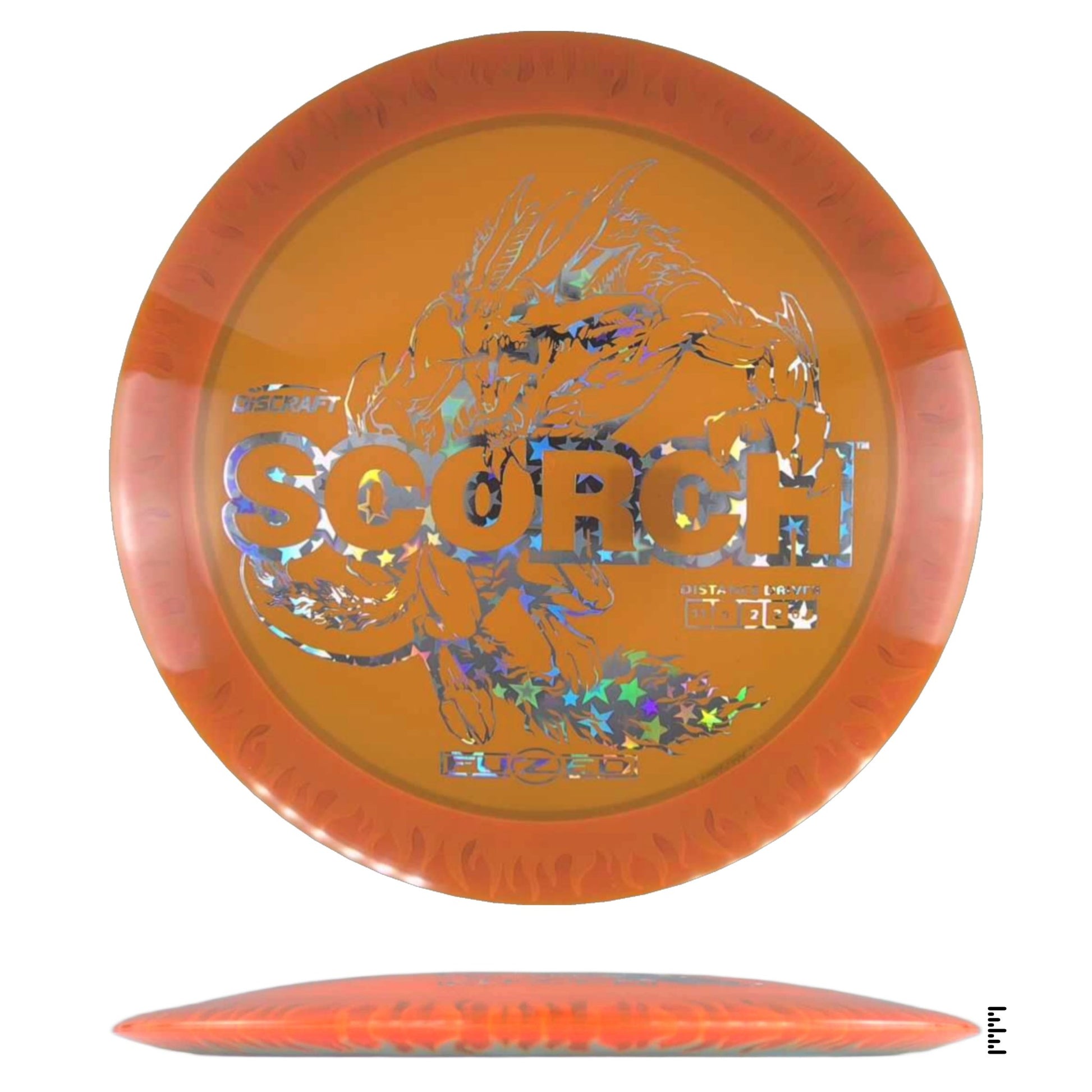 Discraft Fuzed Line Scorch - Orange / Light Blue - Powergrip USA