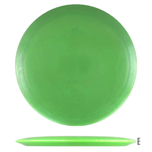 Green disc golf disc