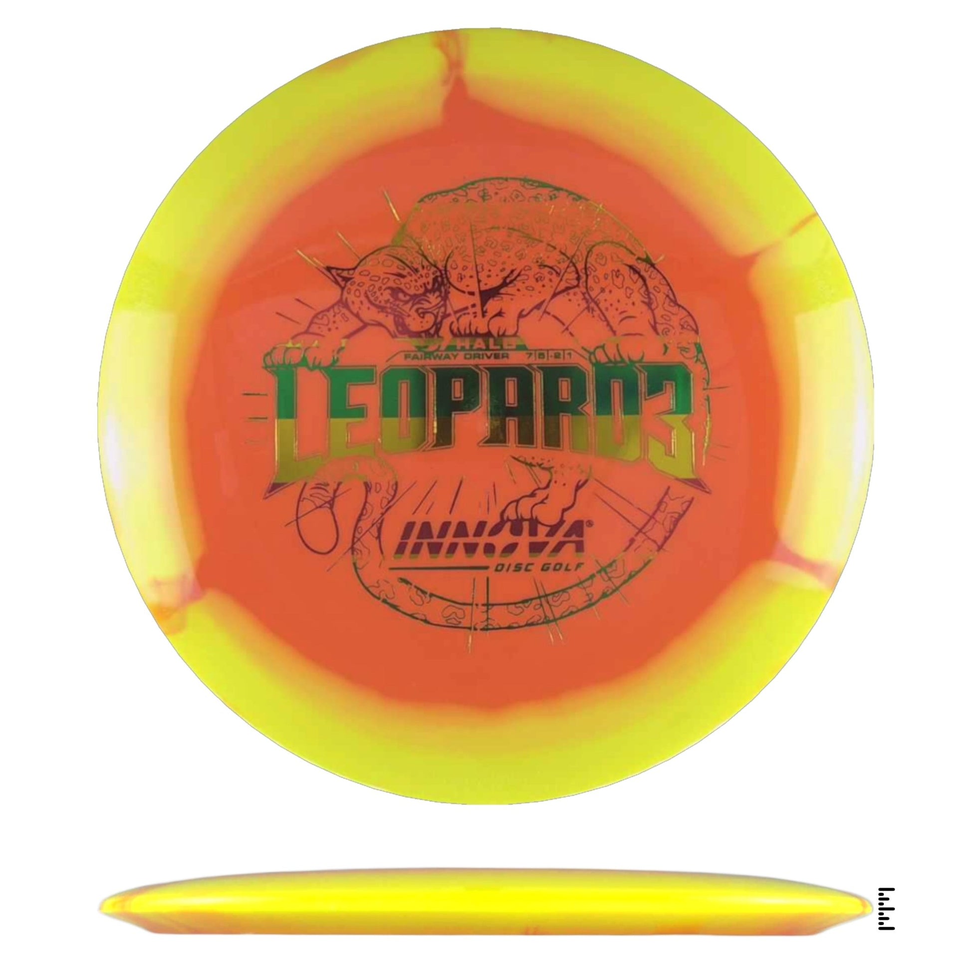 Innova Halo Leopard3 - Orange / Yellow - Powergrip USA