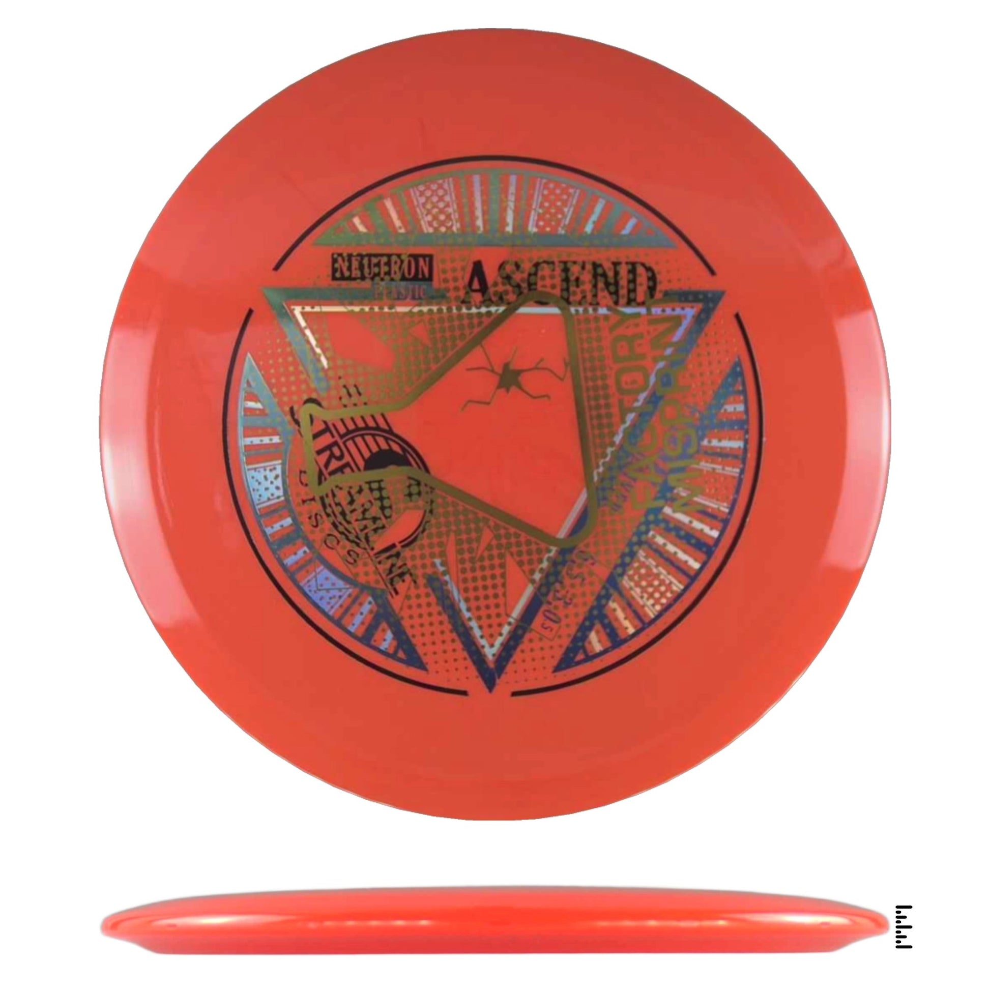 Streamline Discs Neutron Ascend Factory Misprint - Orange - Powergrip USA
